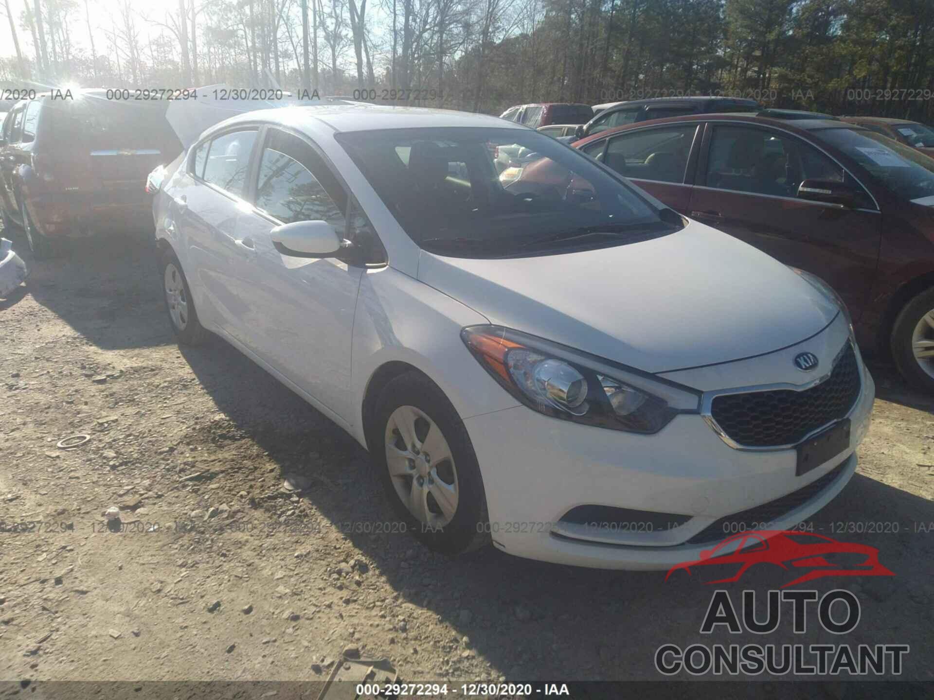 KIA FORTE 2016 - KNAFK4A63G5617515