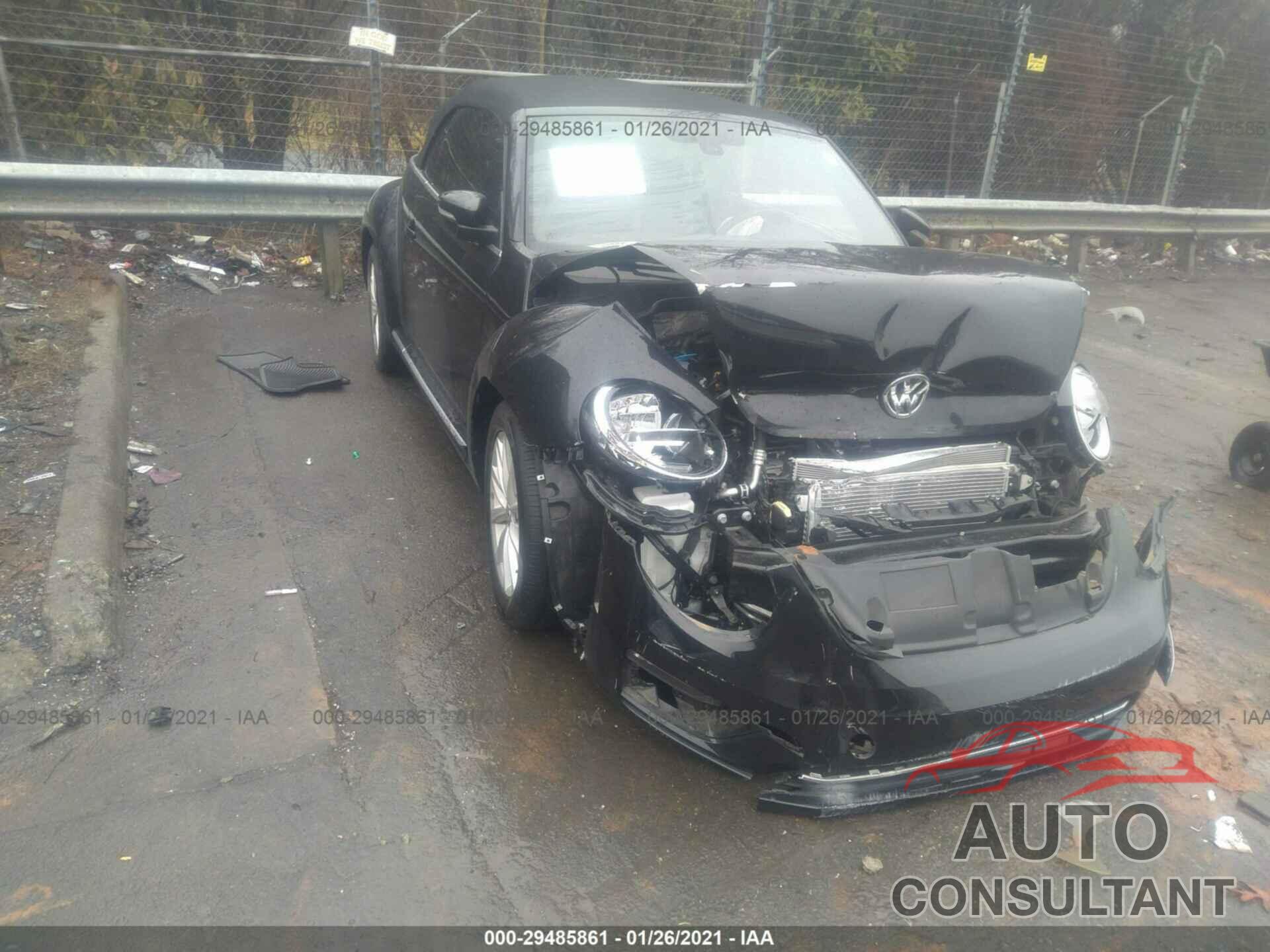 VOLKSWAGEN BEETLE CONVERTIBLE 2017 - 3VW517AT6HM813272