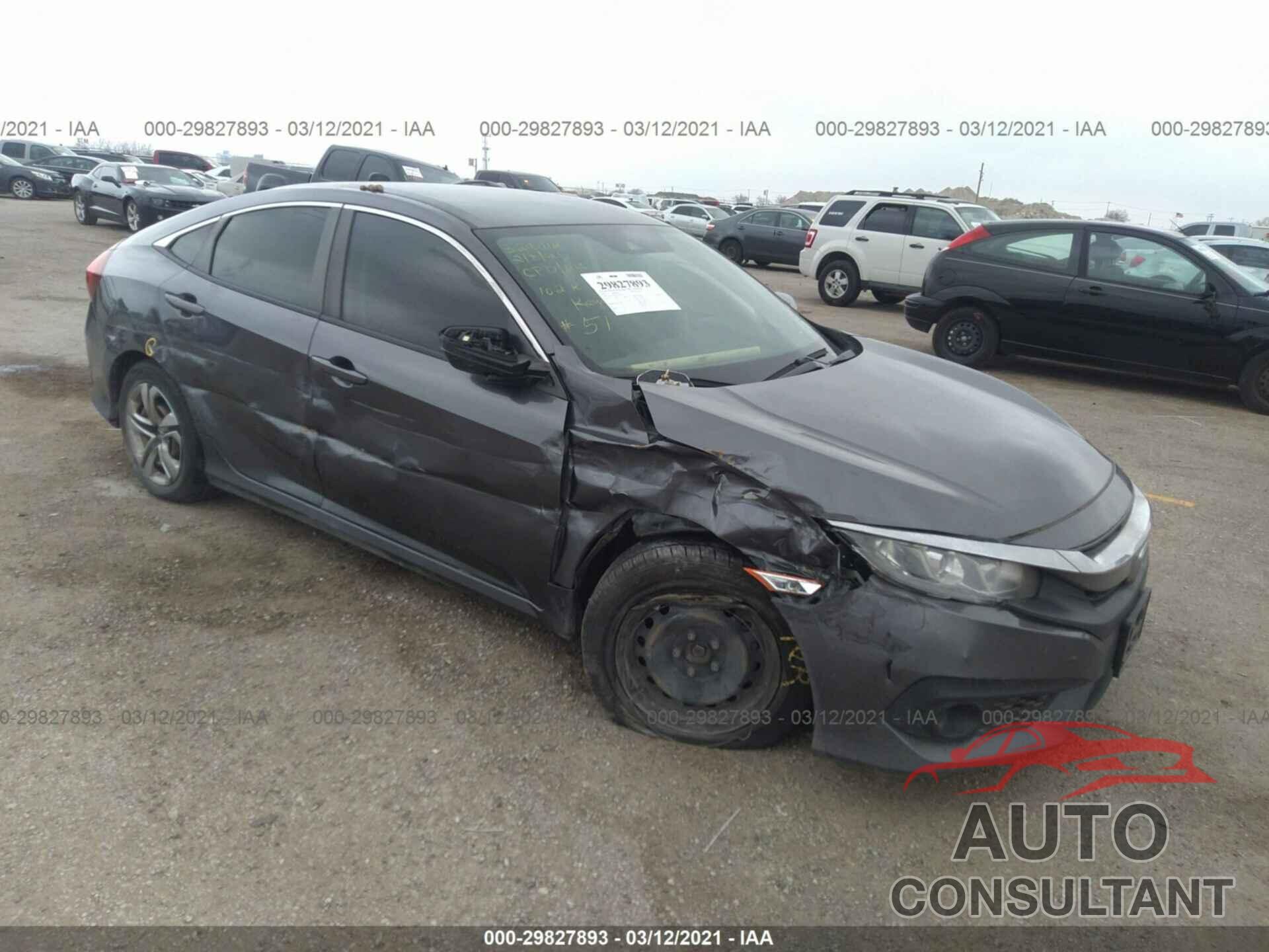 HONDA CIVIC SEDAN 2016 - 19XFC2F60GE043666