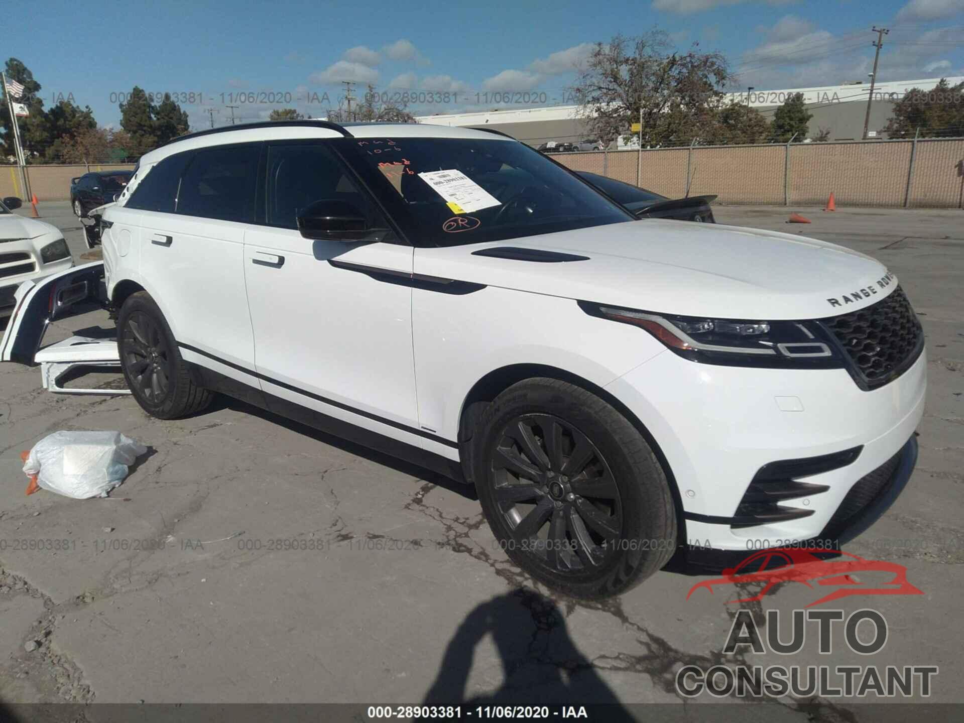 LAND ROVER RANGE ROVER VELAR 2018 - SALYL2RV3JA748900