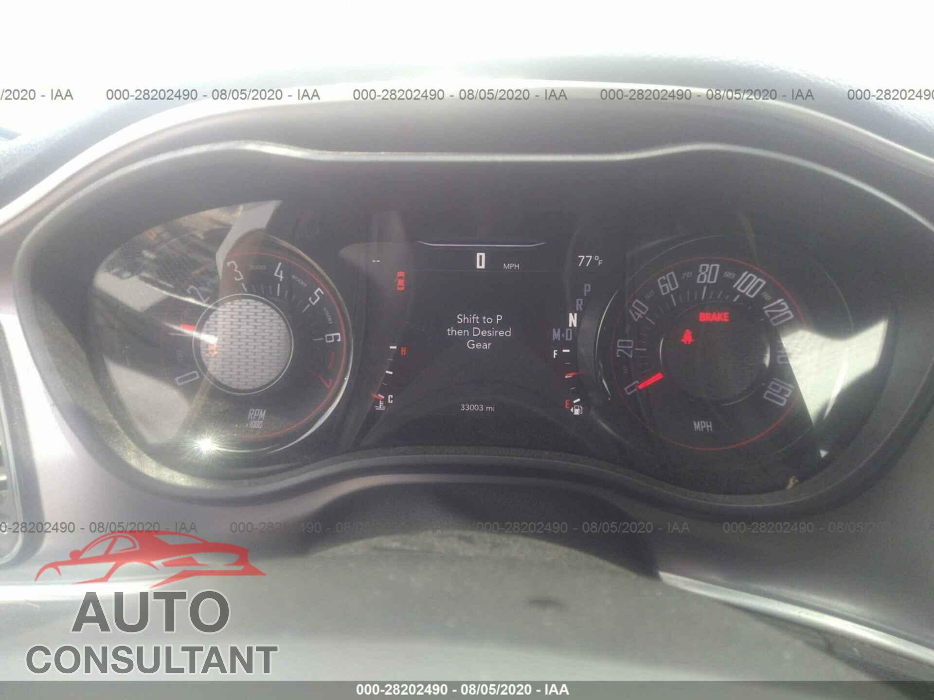 DODGE CHALLENGER 2019 - 2C3CDZAG3KH521430