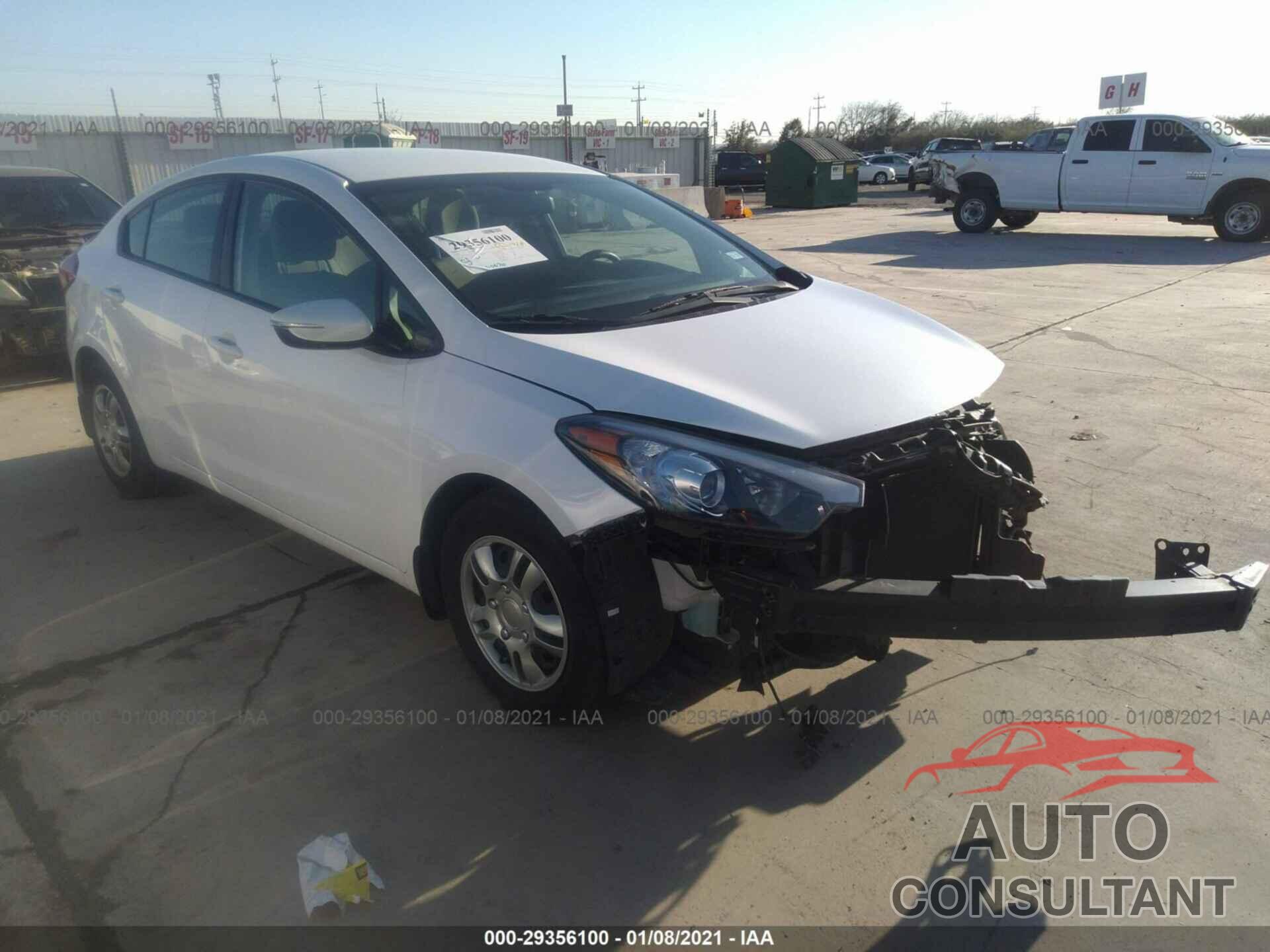KIA FORTE 2016 - KNAFX4A68G5517654