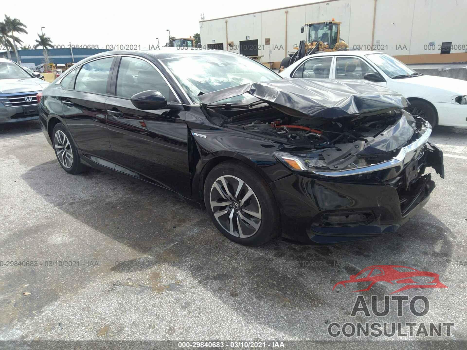 HONDA ACCORD HYBRID 2019 - 1HGCV3F15KA015589