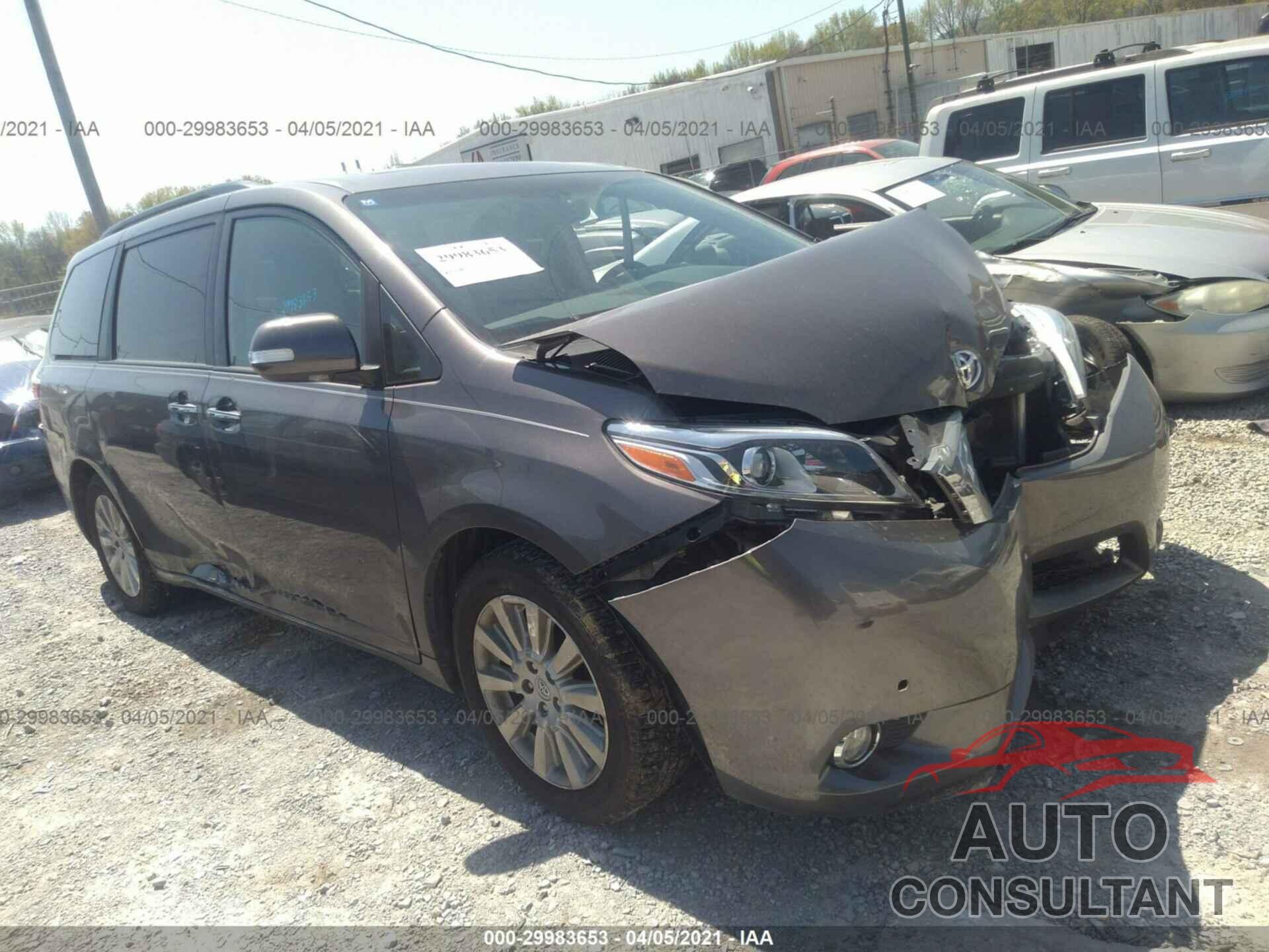 TOYOTA SIENNA 2016 - 5TDYK3DC2GS742815