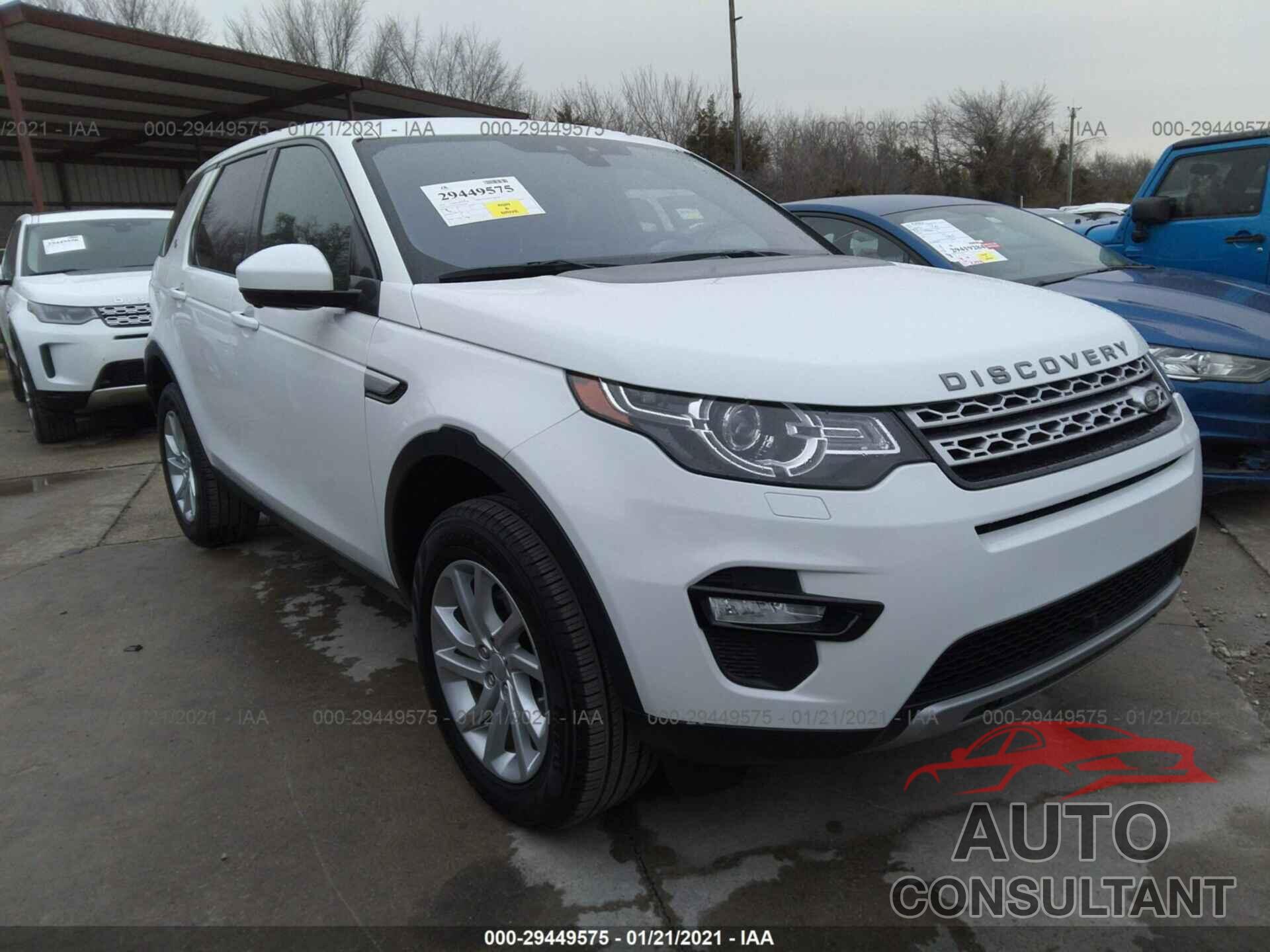 LAND ROVER DISCOVERY SPORT 2019 - SALCR2FX8KH791961