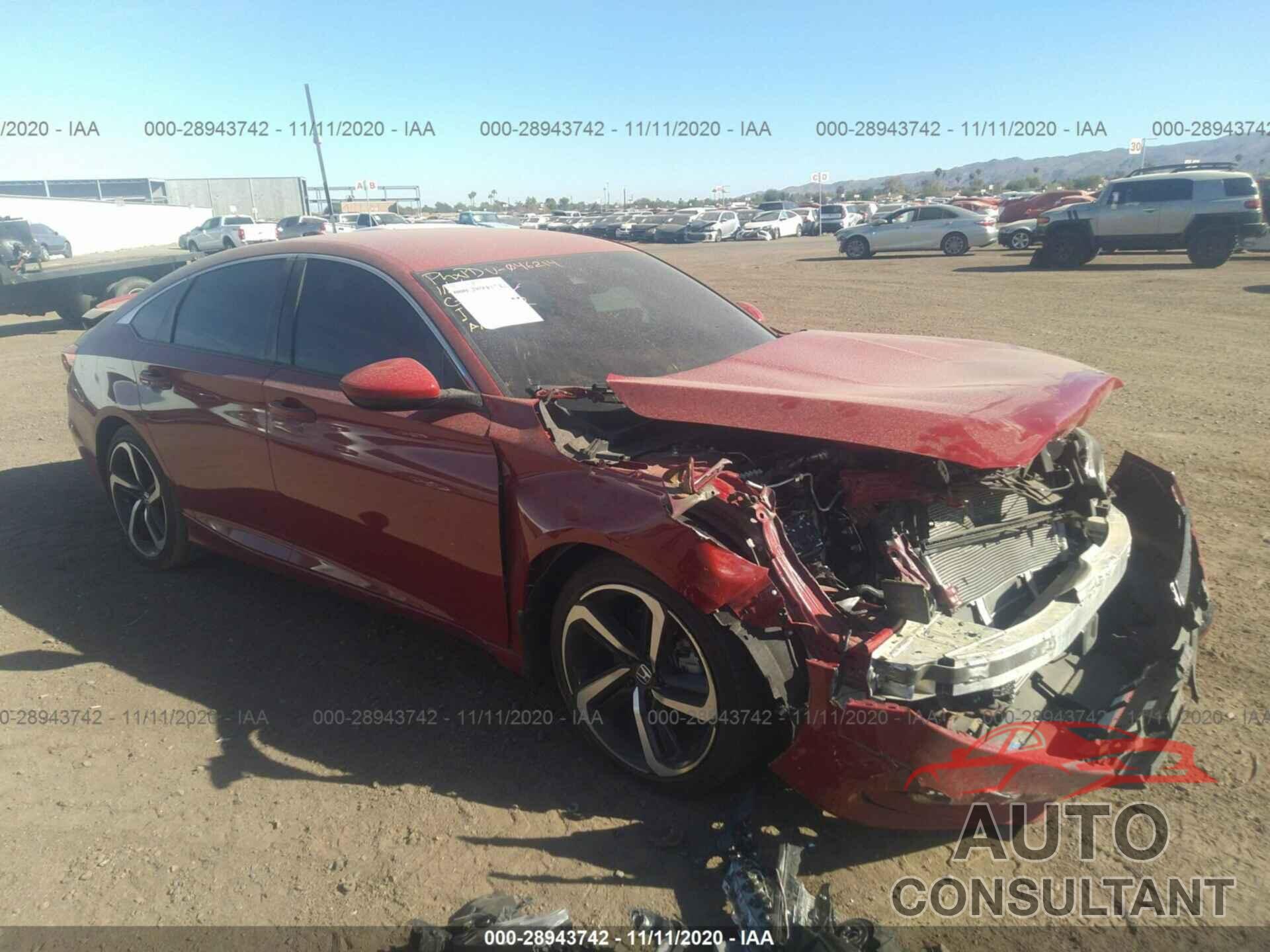 HONDA ACCORD SEDAN 2020 - 1HGCV1F38LA046214
