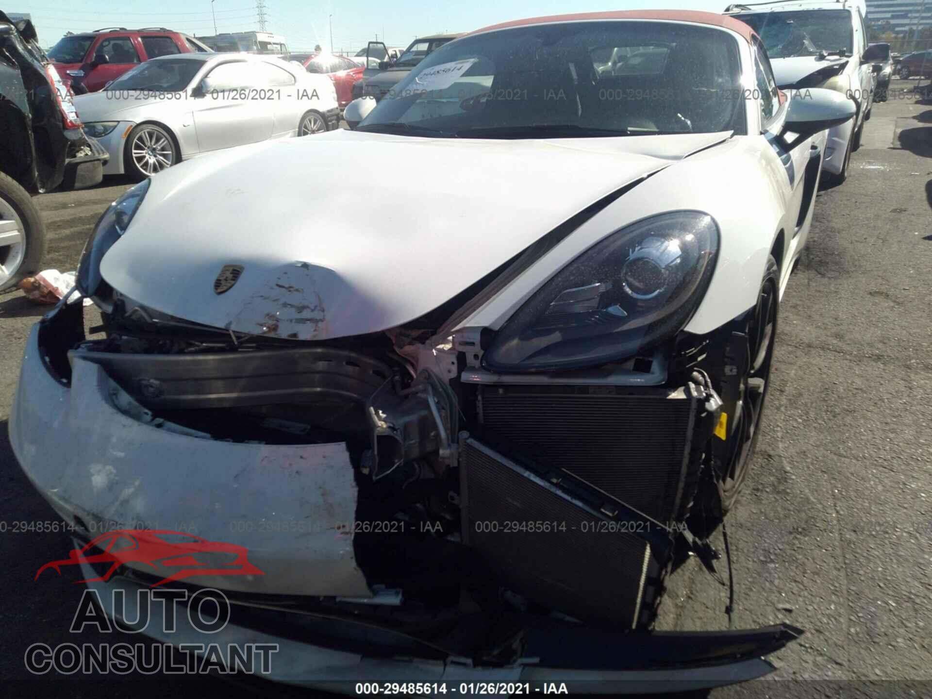 PORSCHE 718 BOXSTER 2018 - WP0CA2A80JS210405