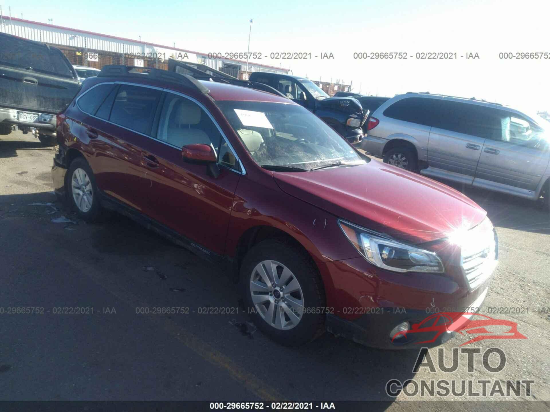 SUBARU OUTBACK 2017 - 4S4BSACC2H3232815