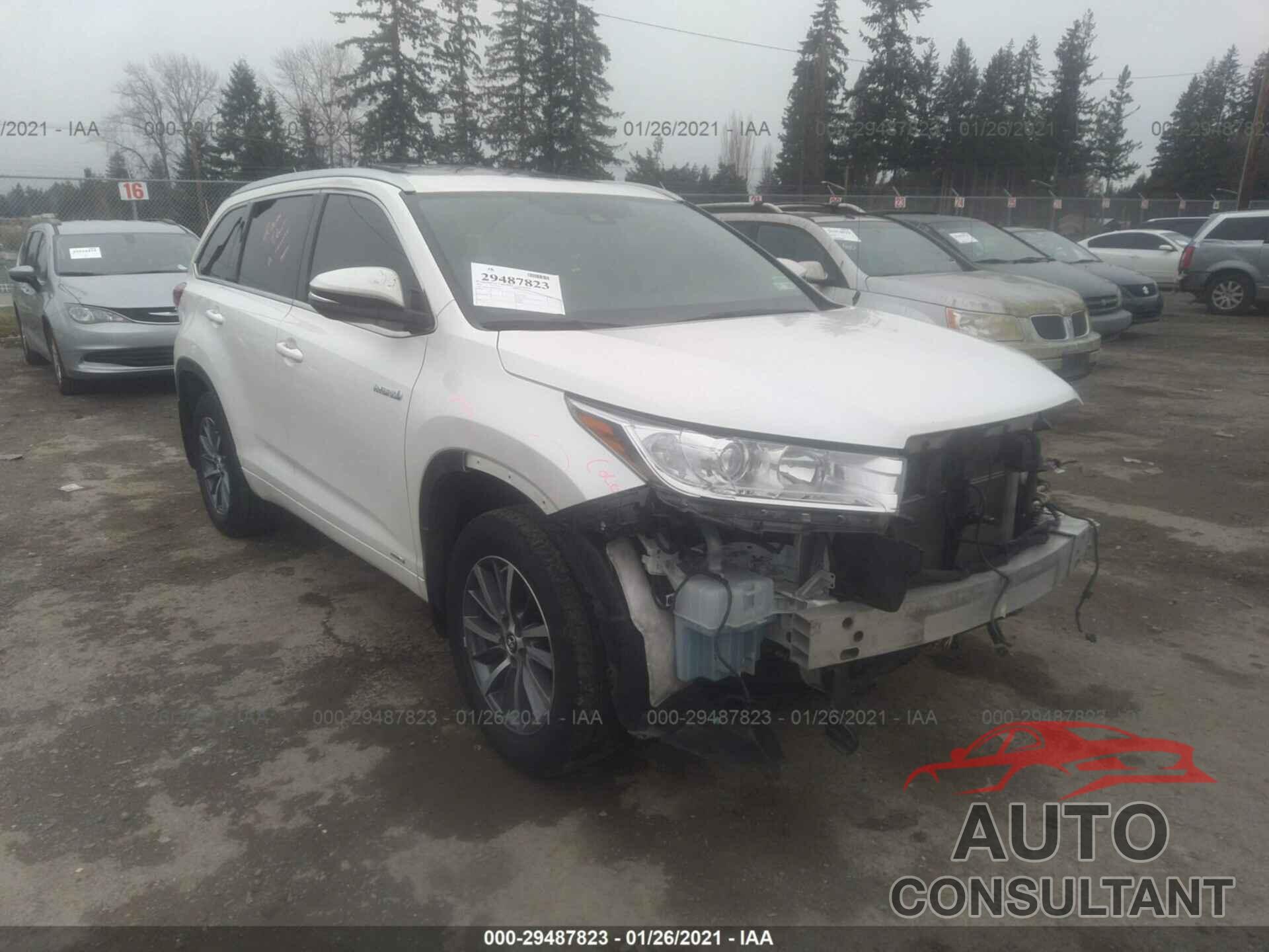 TOYOTA HIGHLANDER 2018 - 5TDJGRFH0JS044290