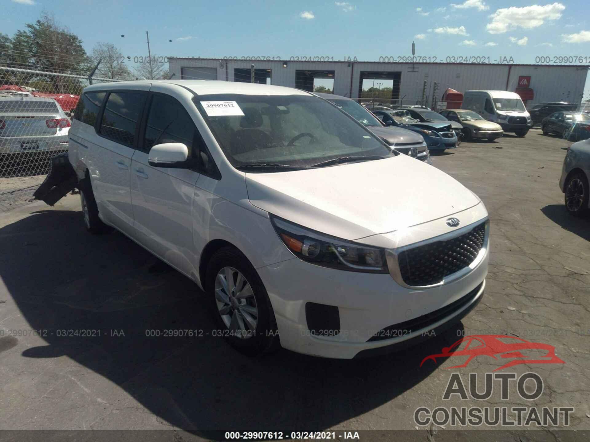 KIA SEDONA 2017 - KNDMA5C15H6263285