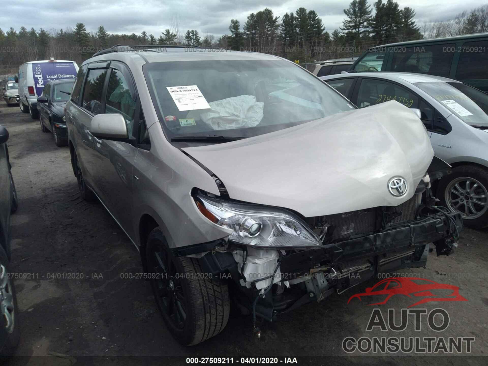 TOYOTA SIENNA 2017 - 5TDDZ3DC9HS164594