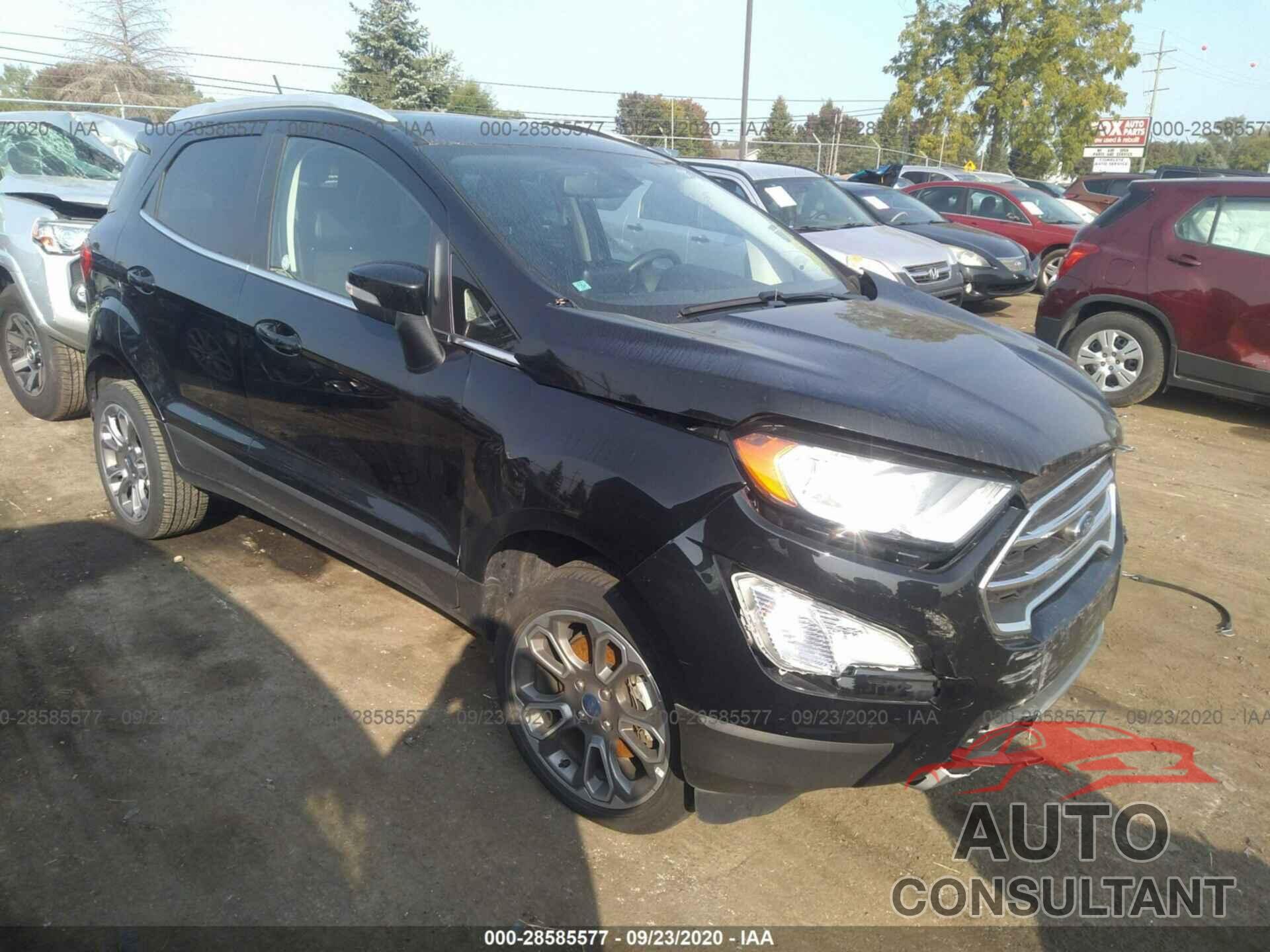 FORD ECOSPORT 2019 - MAJ6S3KL9KC293840