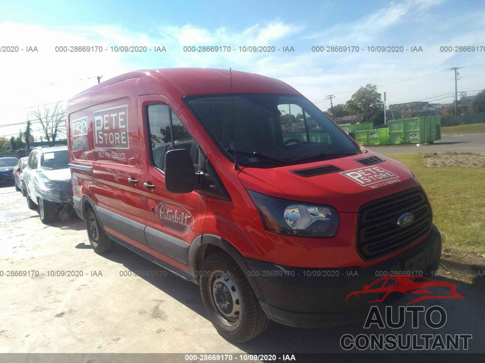 FORD TRANSIT VAN 2019 - 1FTYE1CM0KKB18579