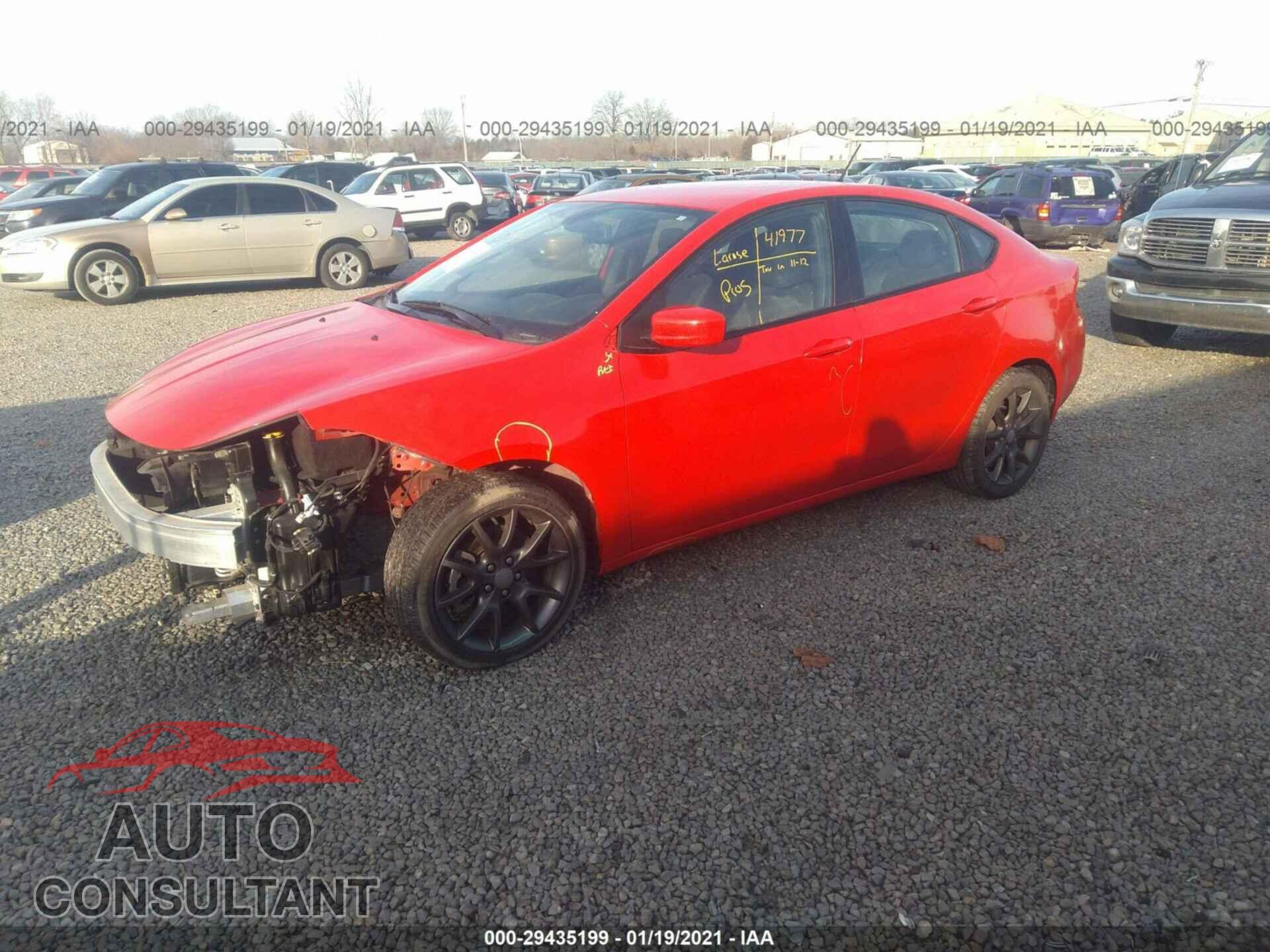 DODGE DART 2016 - 1C3CDFAA2GD755699