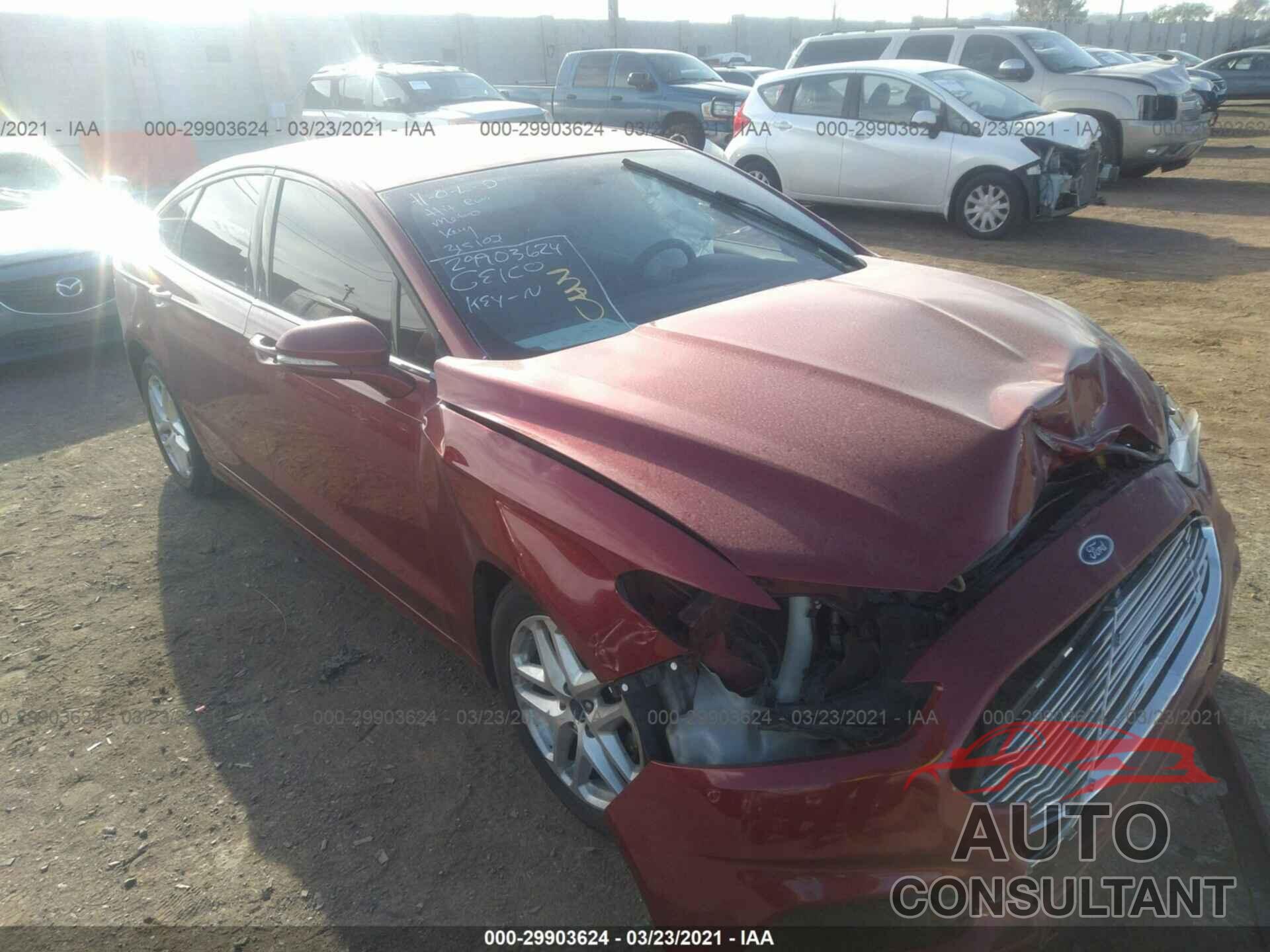 FORD FUSION 2016 - 3FA6P0H72GR195154