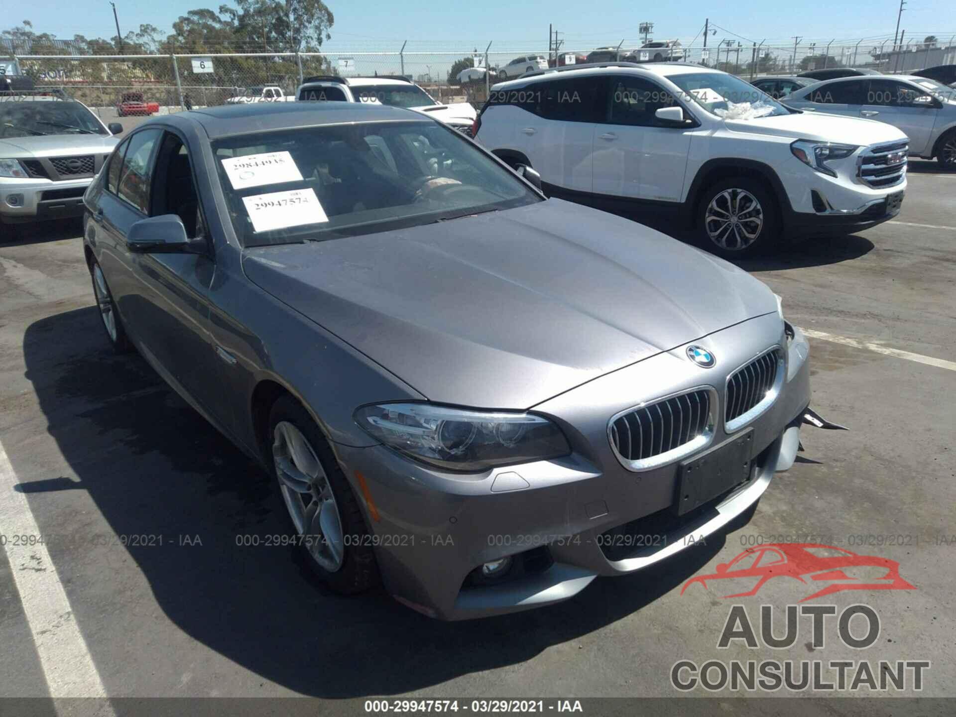 BMW 5 SERIES 2016 - WBA5A5C5XGG353951