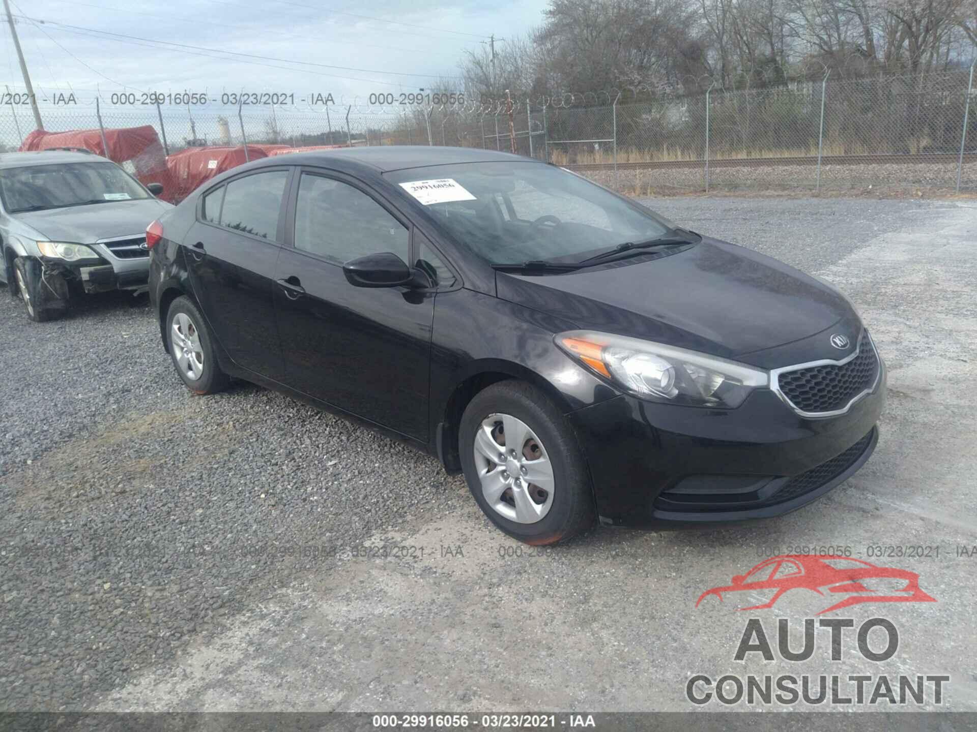 KIA FORTE 2016 - KNAFK4A63G5573046
