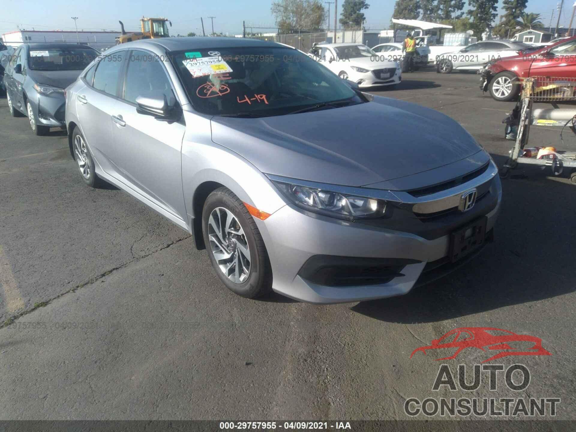 HONDA CIVIC SEDAN 2016 - 2HGFC2F7XGH554705