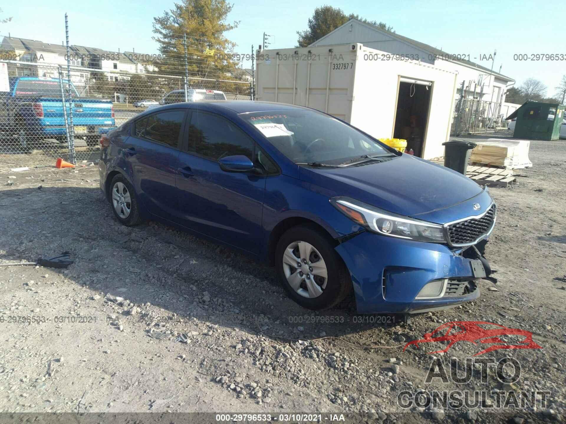 KIA FORTE 2017 - 3KPFK4A75HE052203