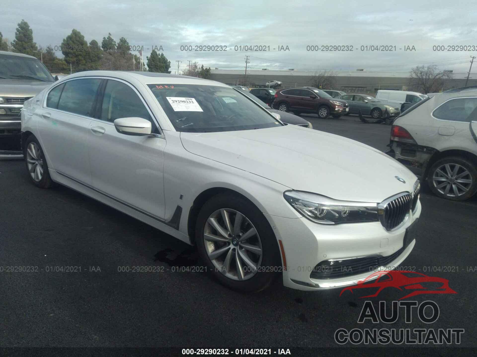 BMW 7 SERIES 2017 - WBA7J2C32HG497808