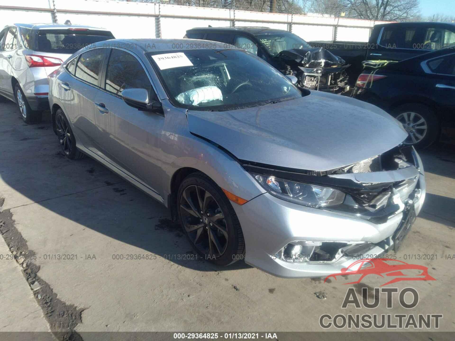 HONDA CIVIC SEDAN 2020 - 19XFC2F83LE021978