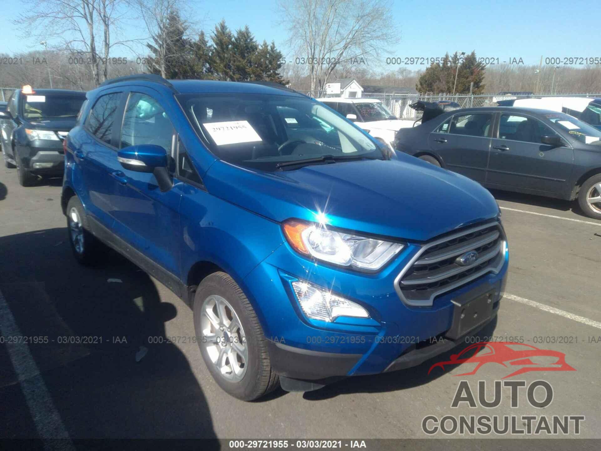 FORD ECOSPORT 2018 - MAJ3P1TE8JC234494