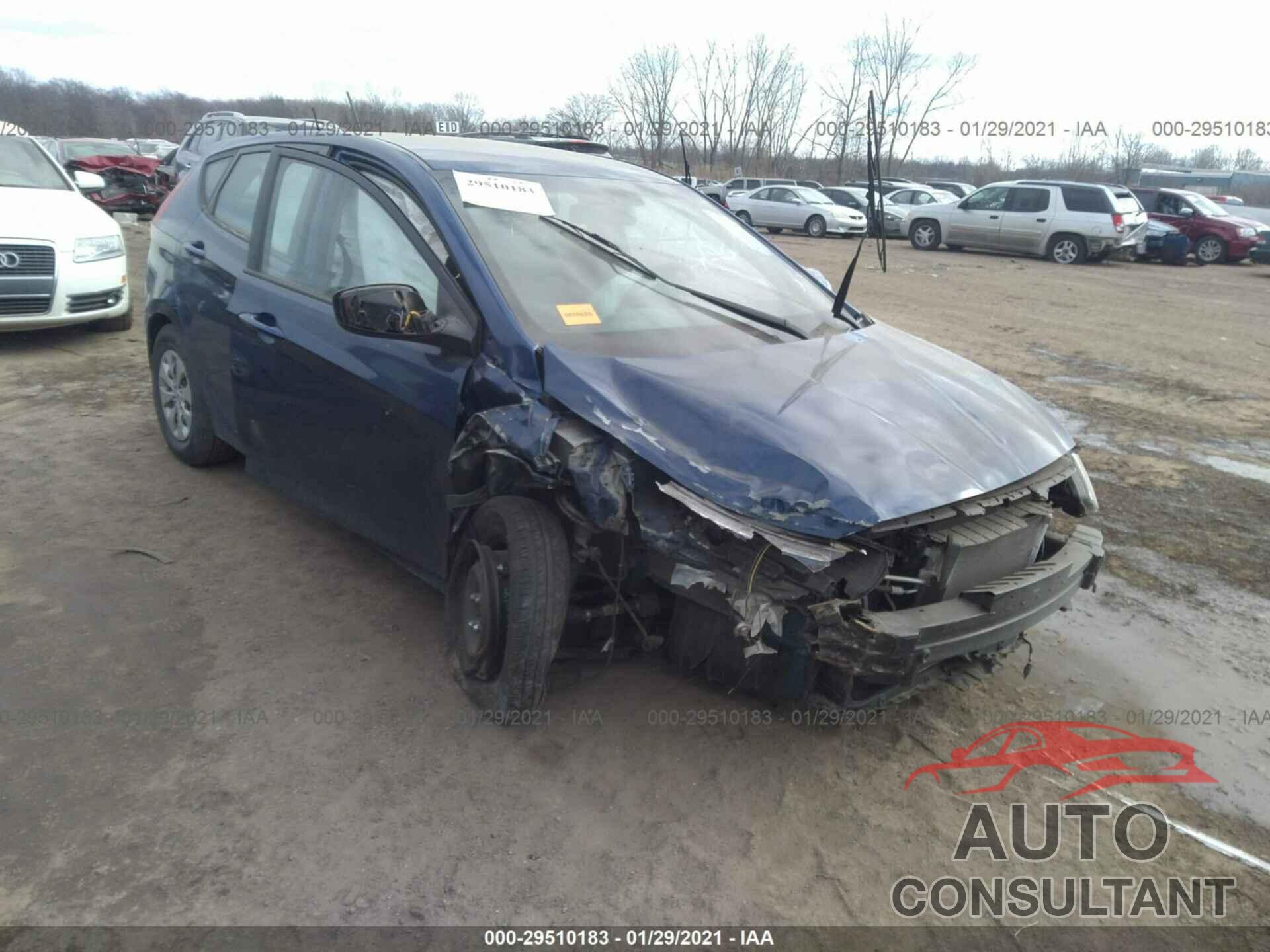 HYUNDAI ACCENT 2016 - KMHCT5AE6GU288097