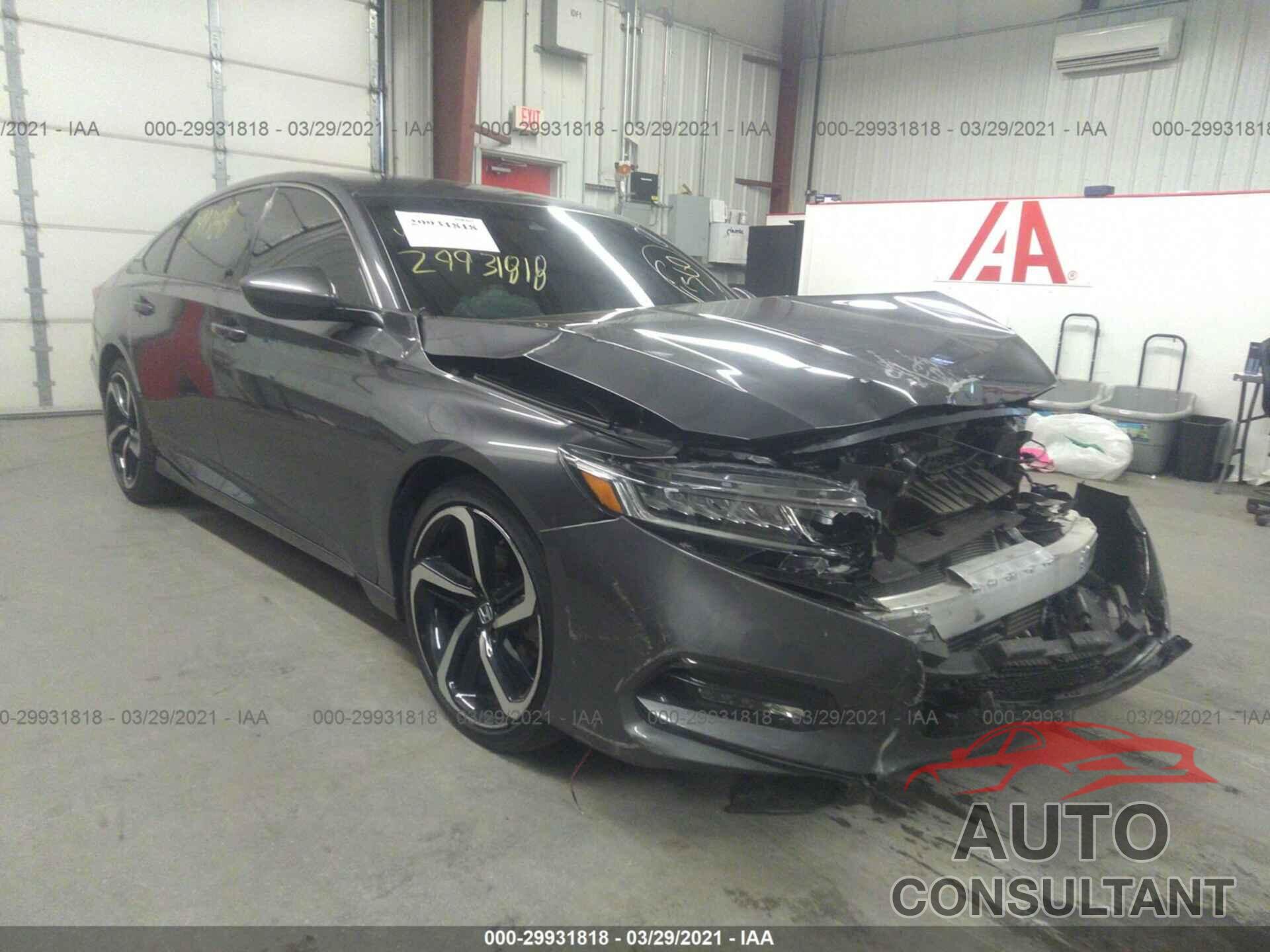 HONDA ACCORD SEDAN 2018 - 1HGCV1F33JA112729
