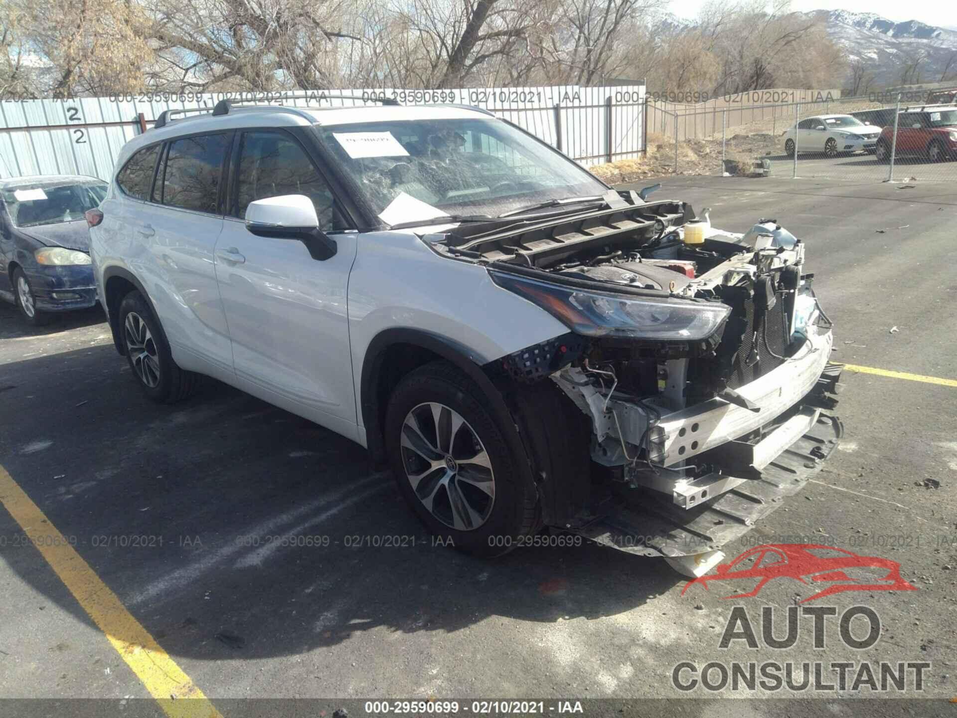 TOYOTA HIGHLANDER 2020 - 5TDHZRBH5LS501371