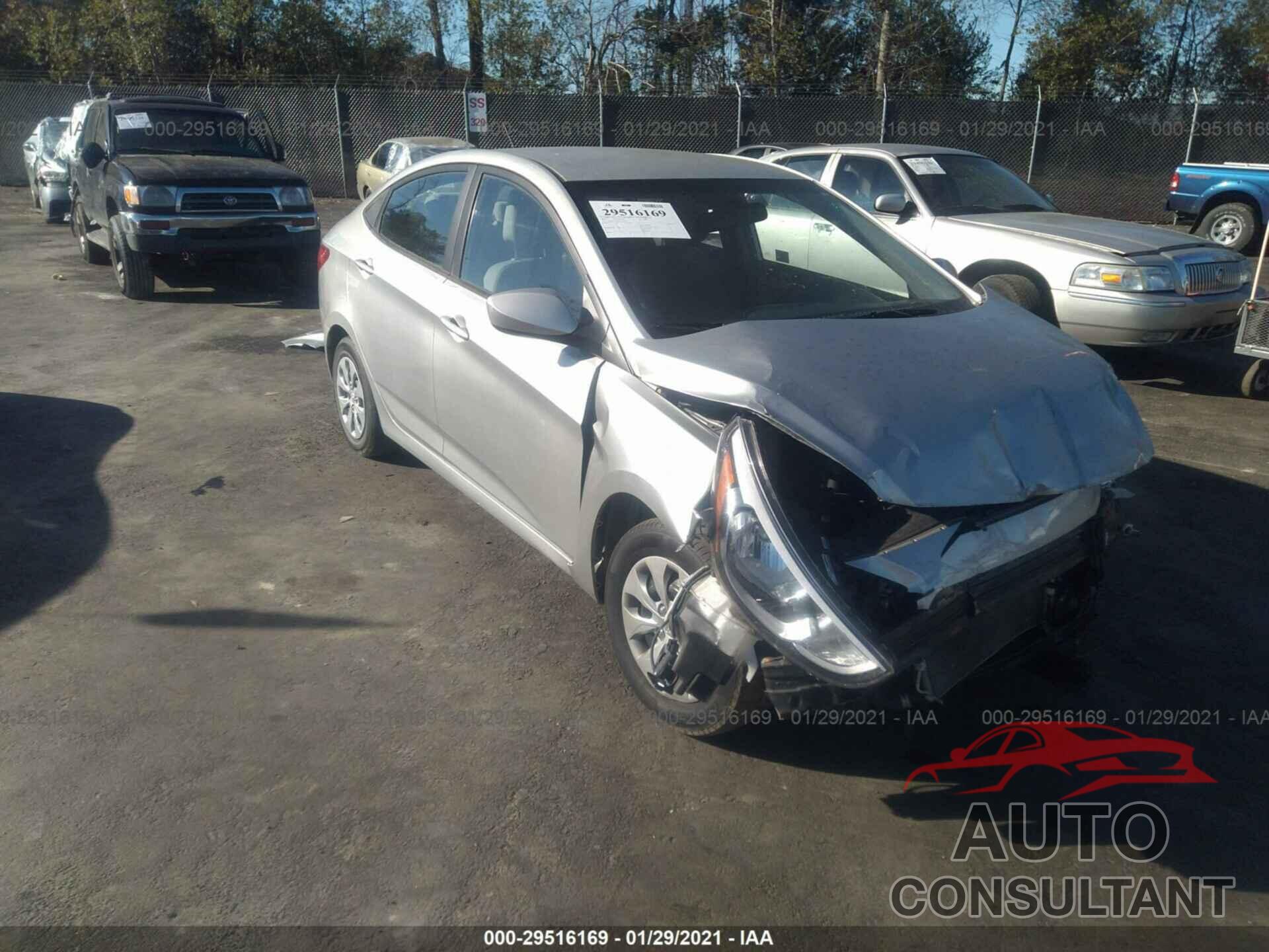 HYUNDAI ACCENT 2016 - KMHCT4AE9GU128306