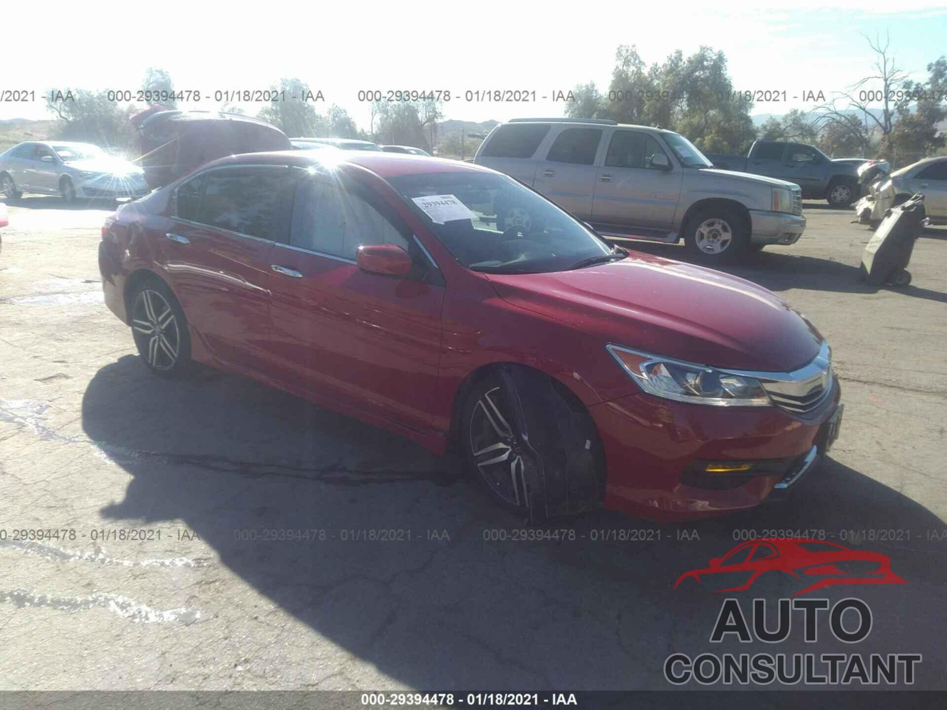 HONDA ACCORD SEDAN 2017 - 1HGCR2F50HA272685