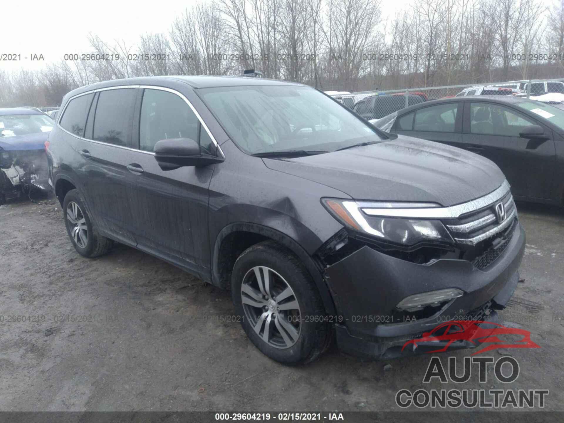 HONDA PILOT 2017 - 5FNYF6H30HB078553