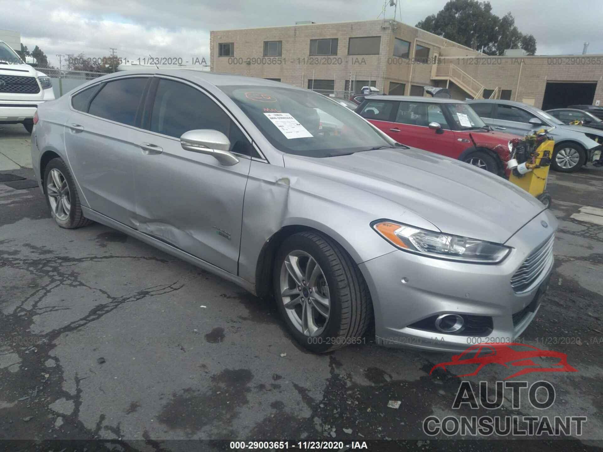 FORD FUSION ENERGI 2016 - 3FA6P0SU5GR115165