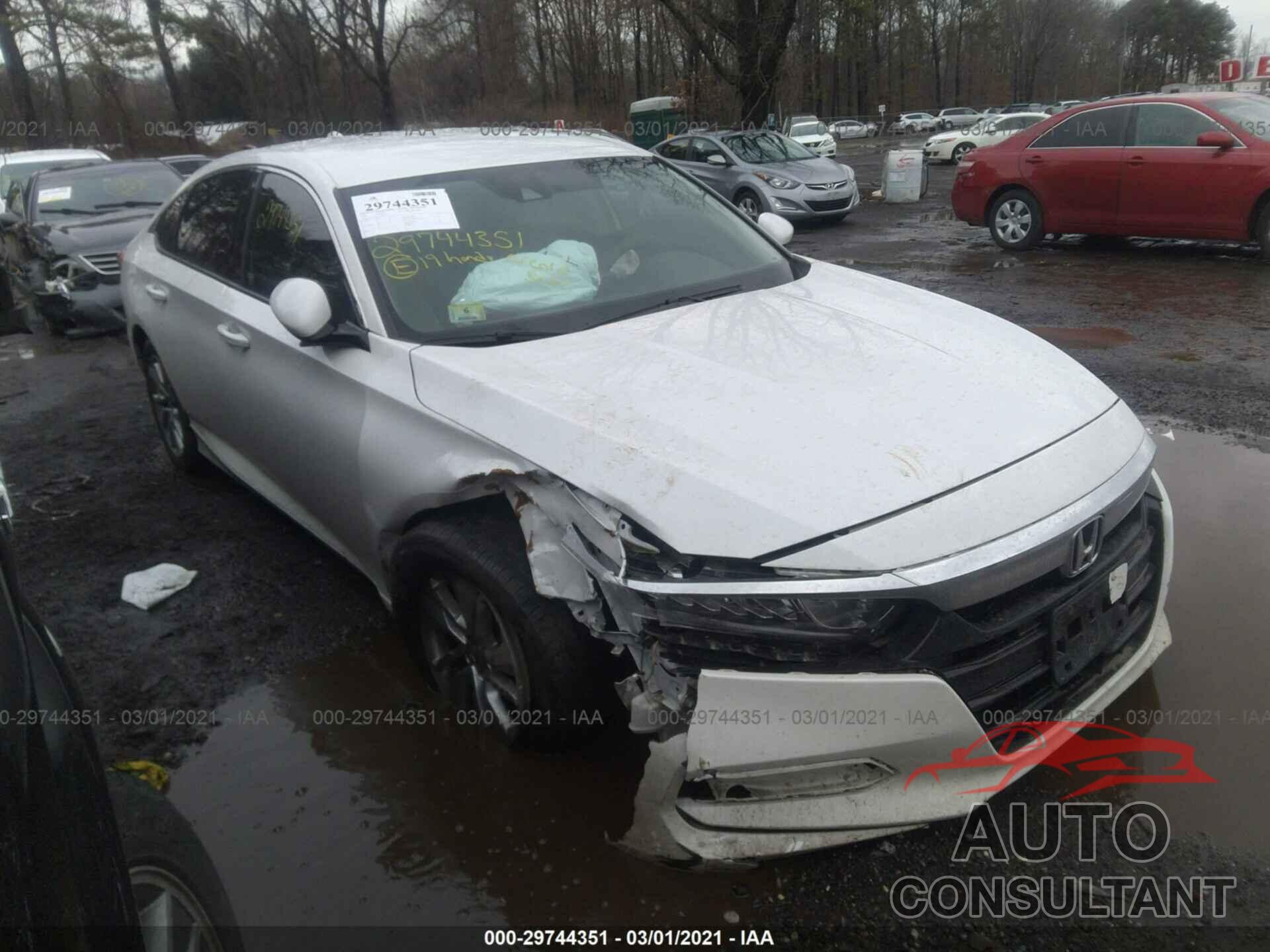 HONDA ACCORD SEDAN 2019 - 1HGCV1F12KA075317