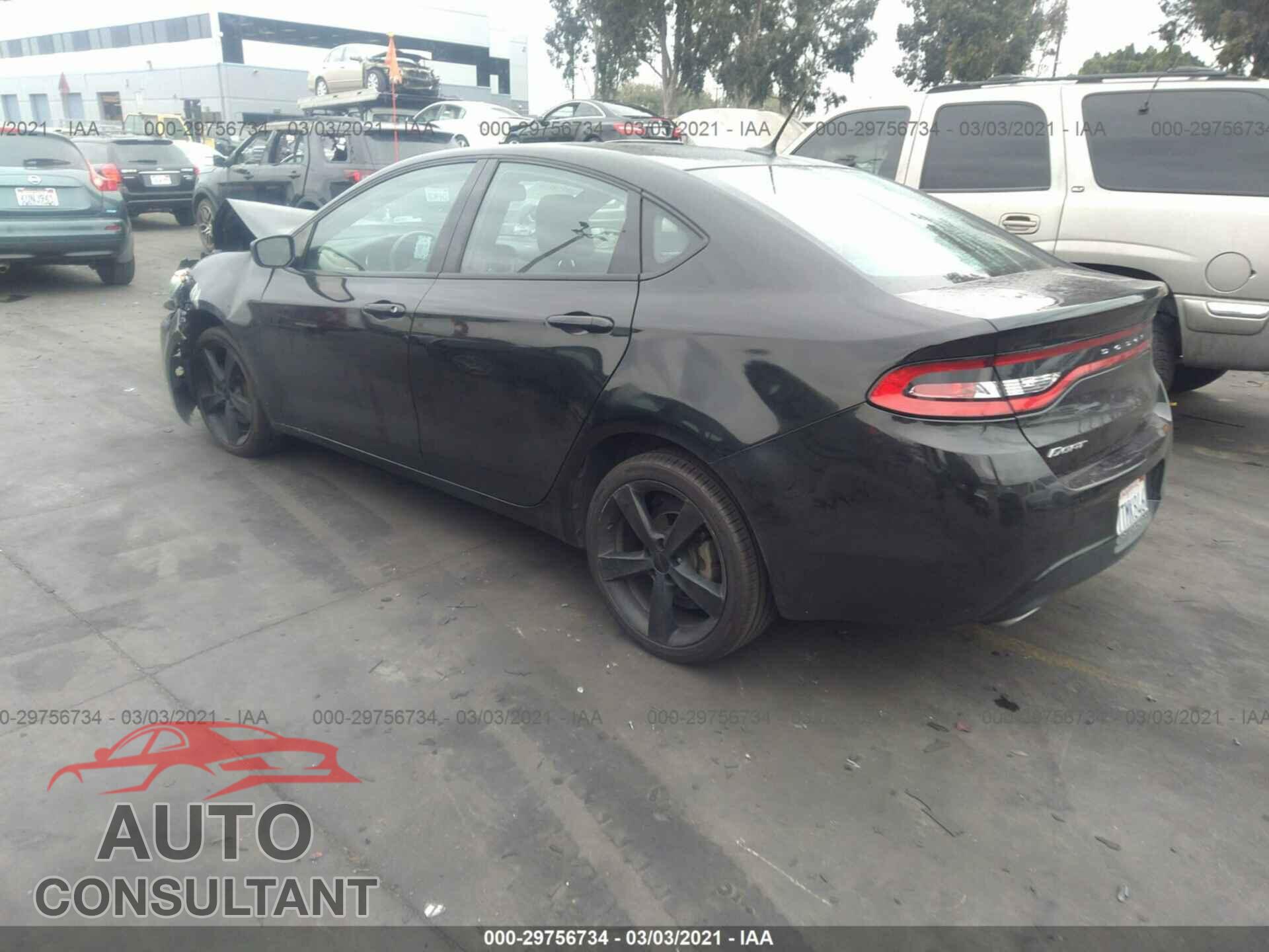 DODGE DART 2016 - 1C3CDFBB1GD519410