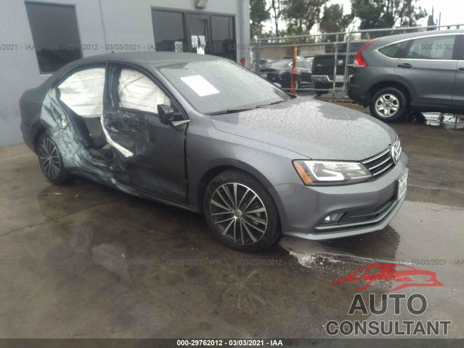 VOLKSWAGEN JETTA SEDAN 2016 - 3VWD17AJ3GM394922