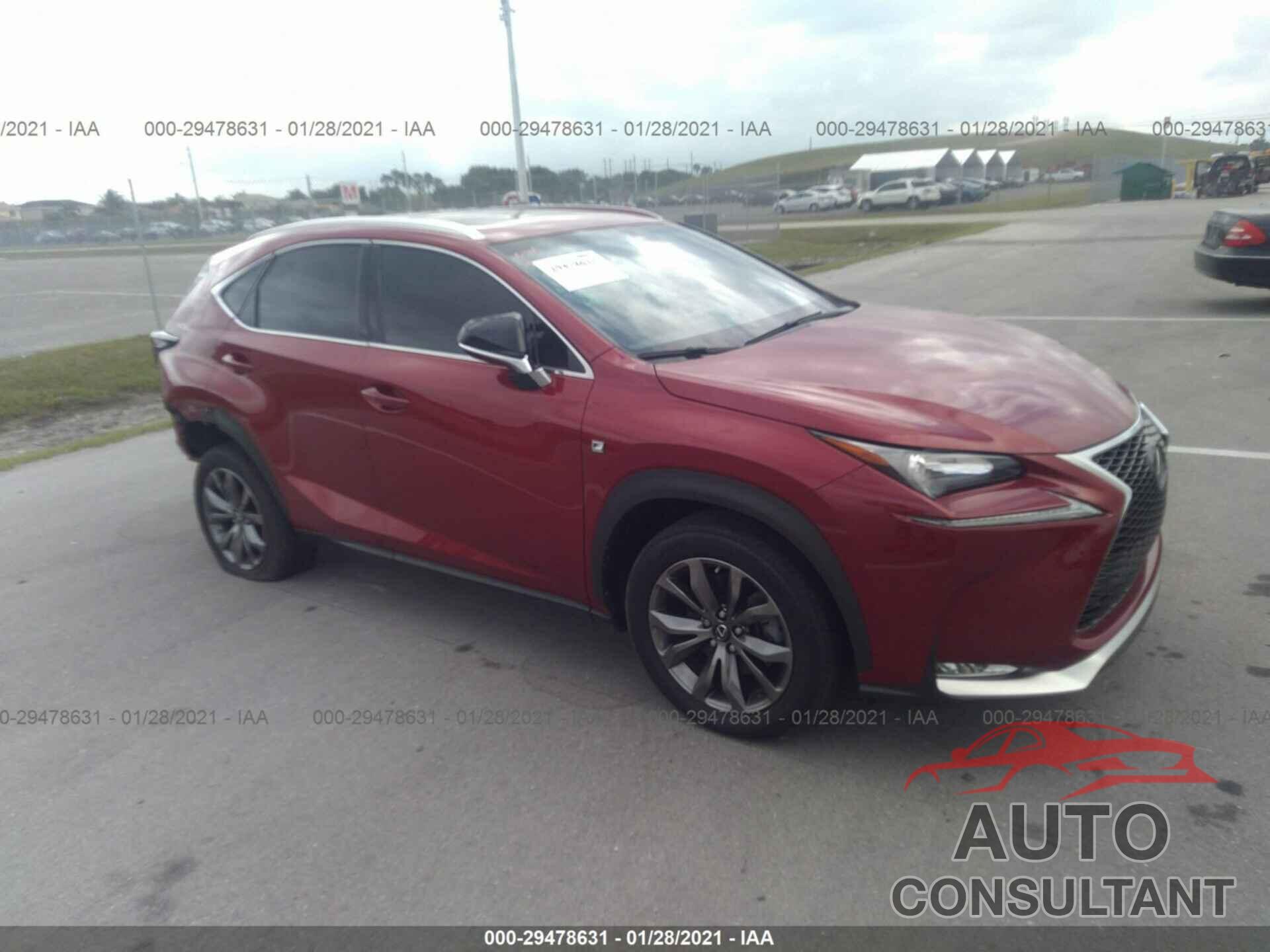 LEXUS NX 2017 - JTJYARBZ7H2083875