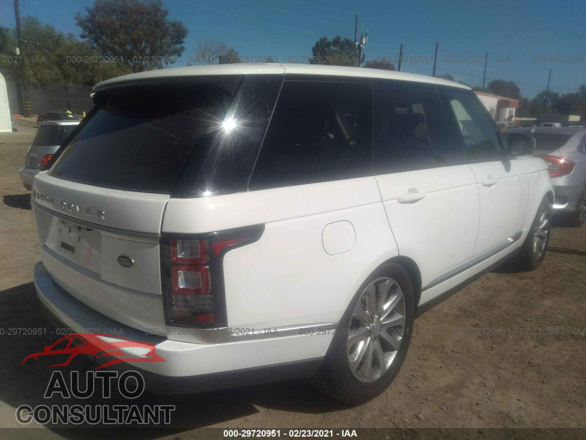 LAND ROVER RANGE ROVER 2016 - SALGS2PF4GA303455