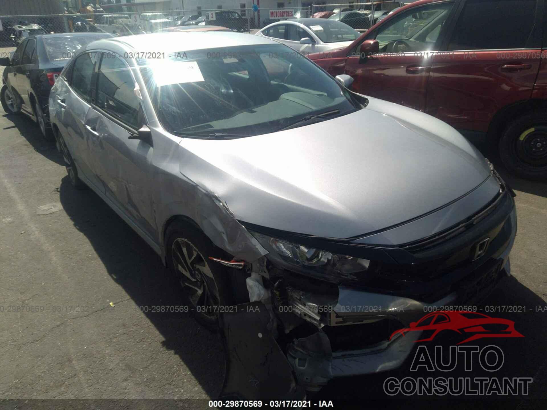 HONDA CIVIC HATCHBACK 2018 - SHHFK7H24JU426357
