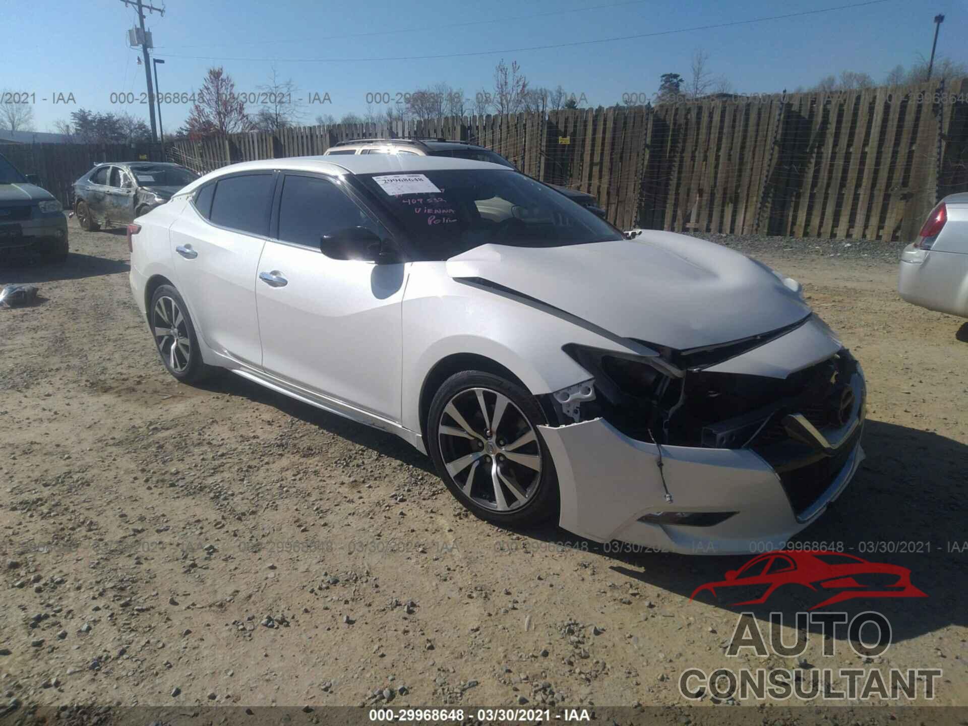 NISSAN MAXIMA 2017 - 1N4AA6AP4HC400532