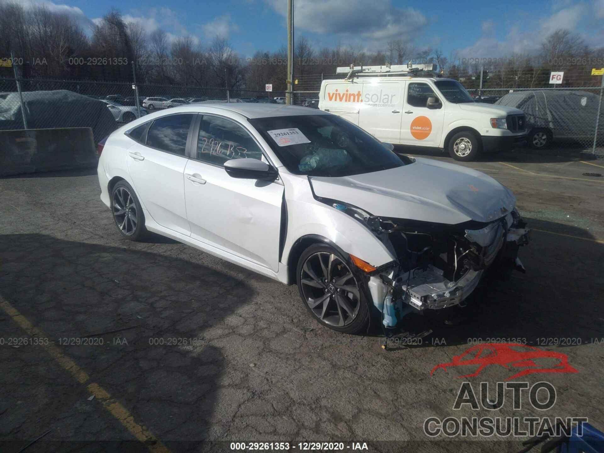 HONDA CIVIC SEDAN 2019 - 2HGFC2F84KH521412