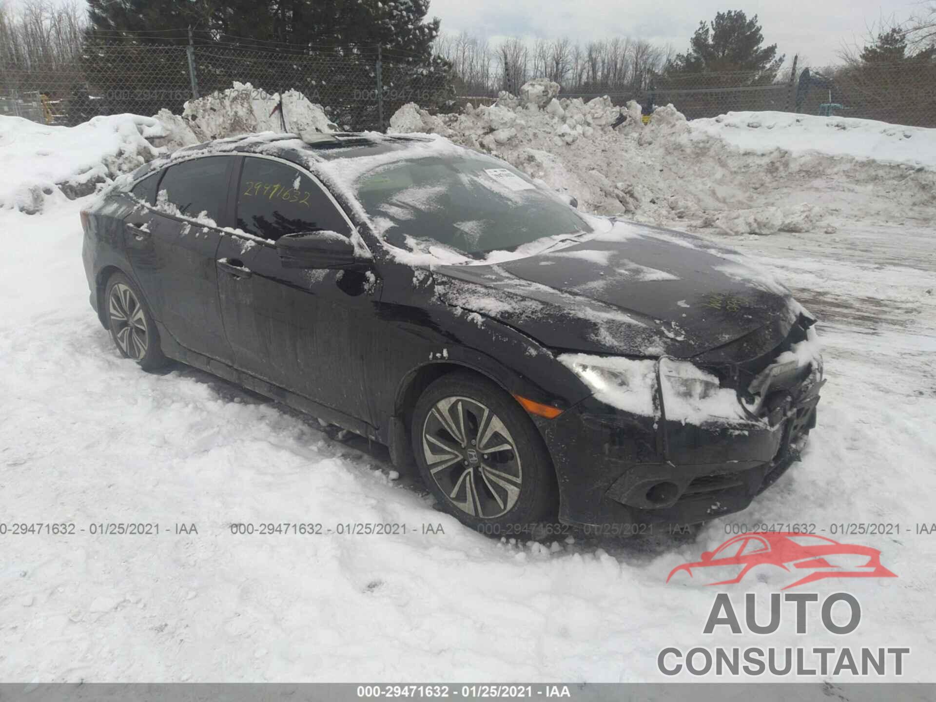 HONDA CIVIC SEDAN 2016 - 19XFC1F31GE029002