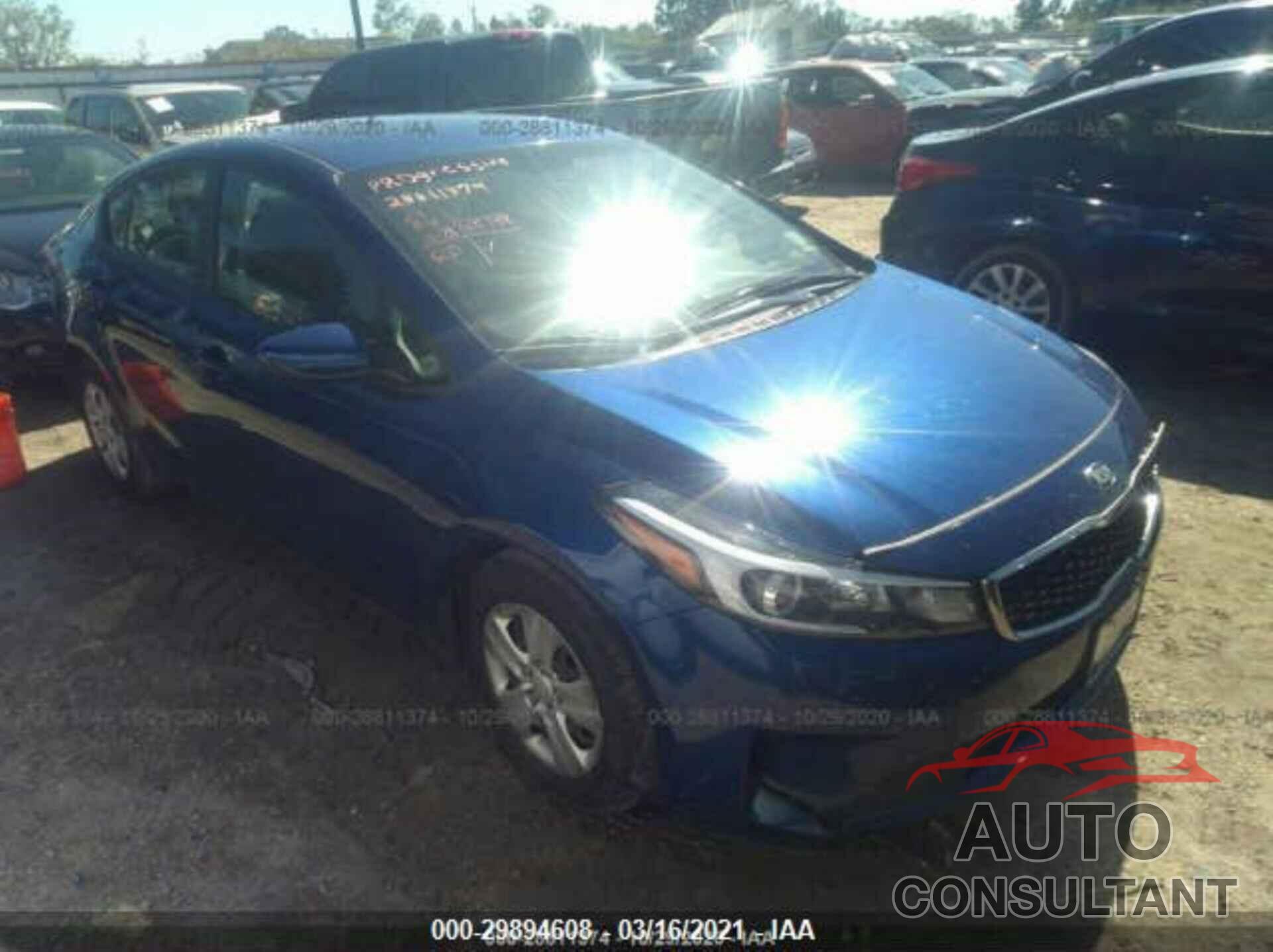 KIA FORTE 2018 - 3KPFK4A75JE207449