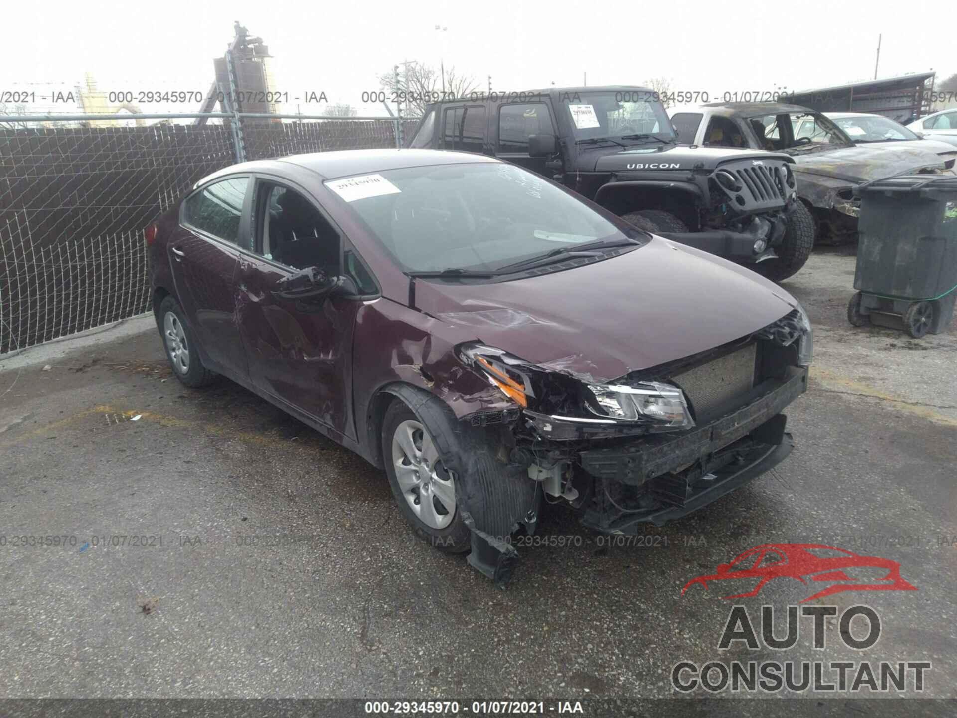 KIA FORTE 2018 - 3KPFK4A71JE211319