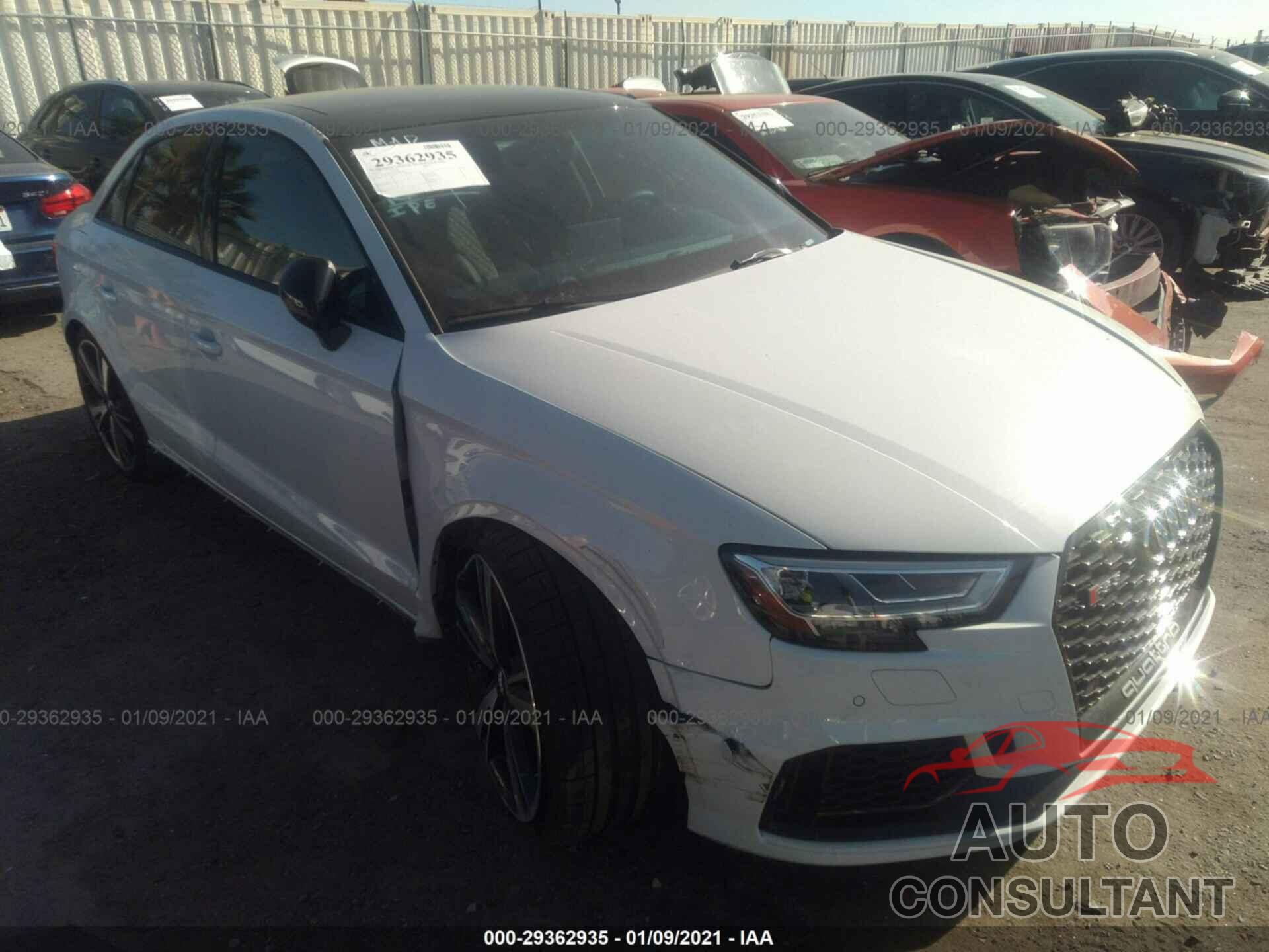 AUDI RS 3 2019 - WUABWGFF4KA900301