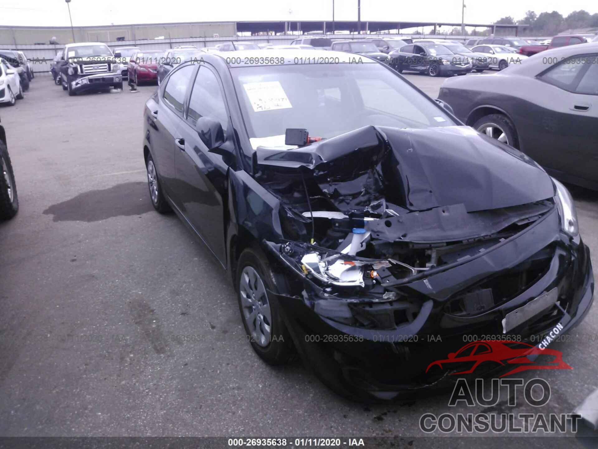 HYUNDAI ACCENT 2017 - KMHCT4AE4HU355534