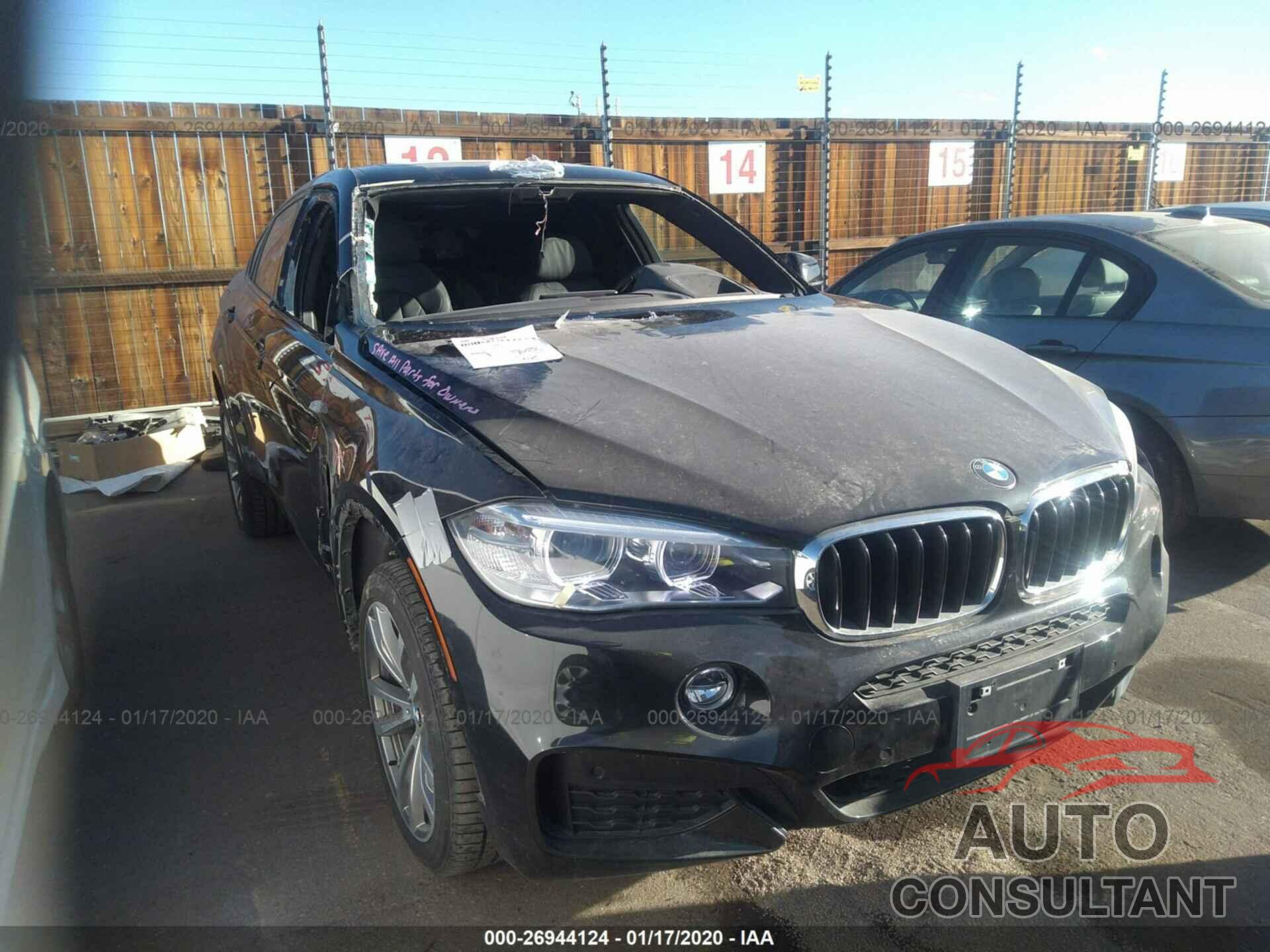 BMW X6 2017 - 5UXKU2C55H0N84860