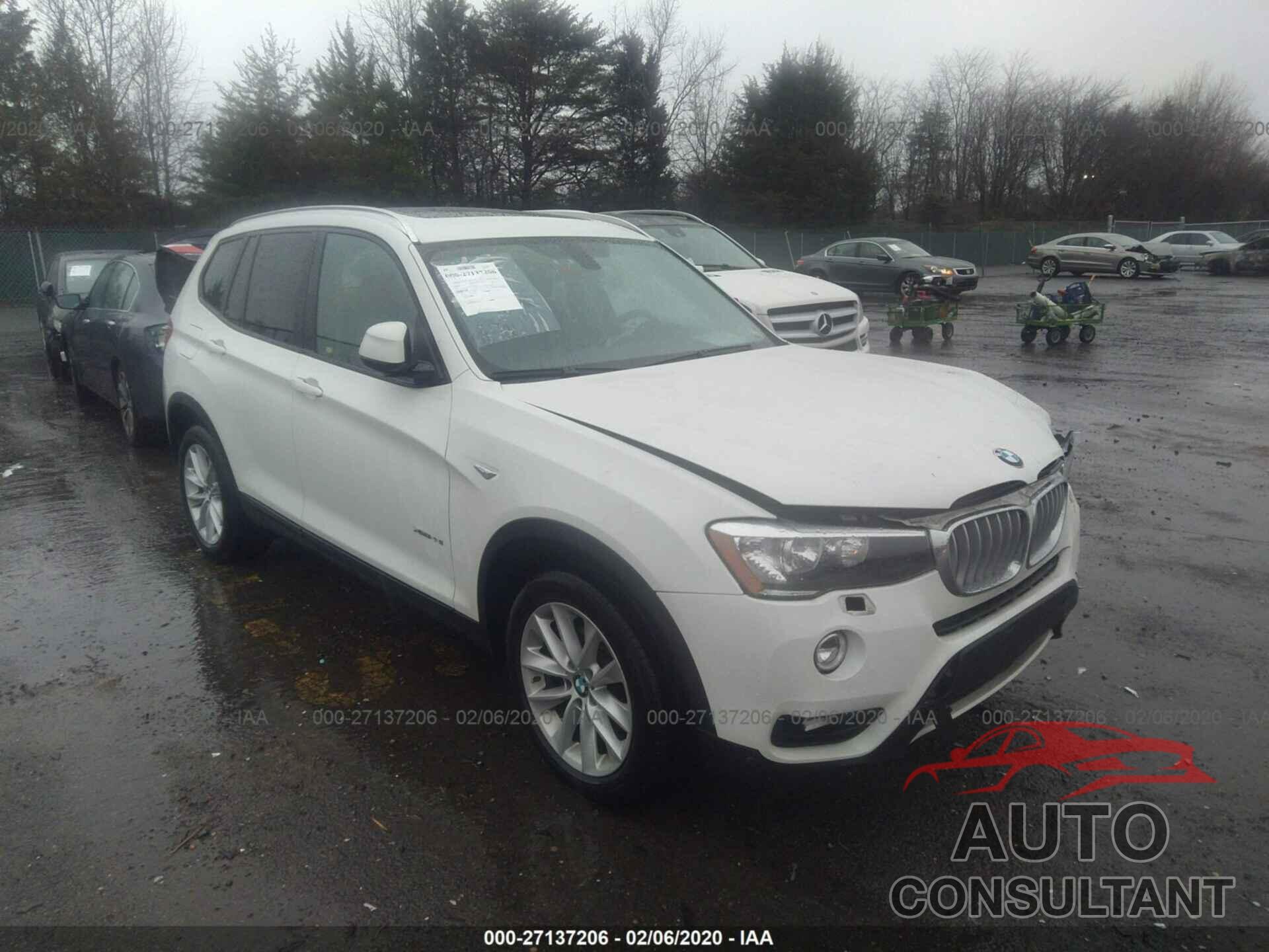 BMW X3 2017 - 5UXWX9C53H0T12244