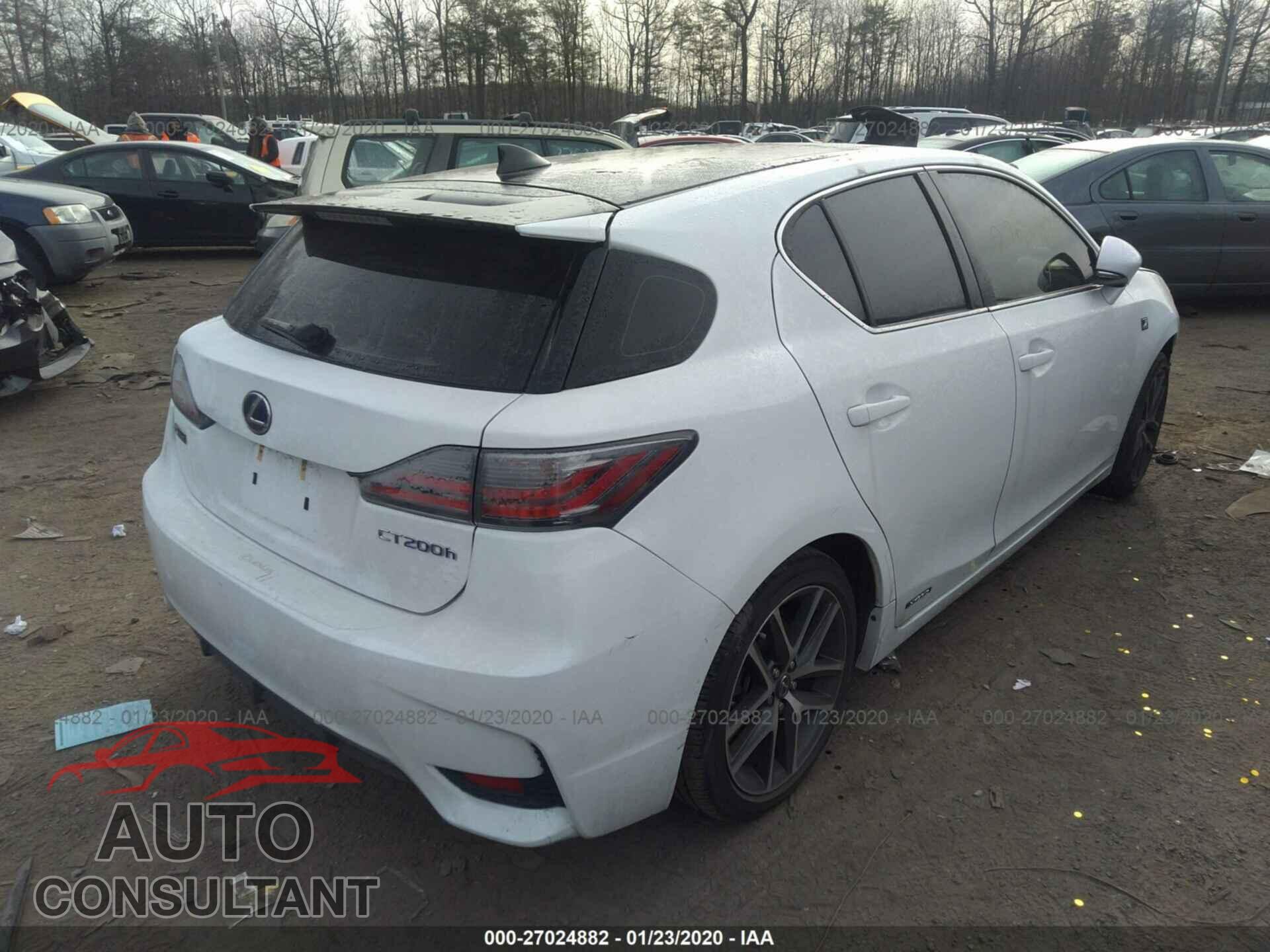 LEXUS CT 200H 2015 - JTHKD5BH9F2249762