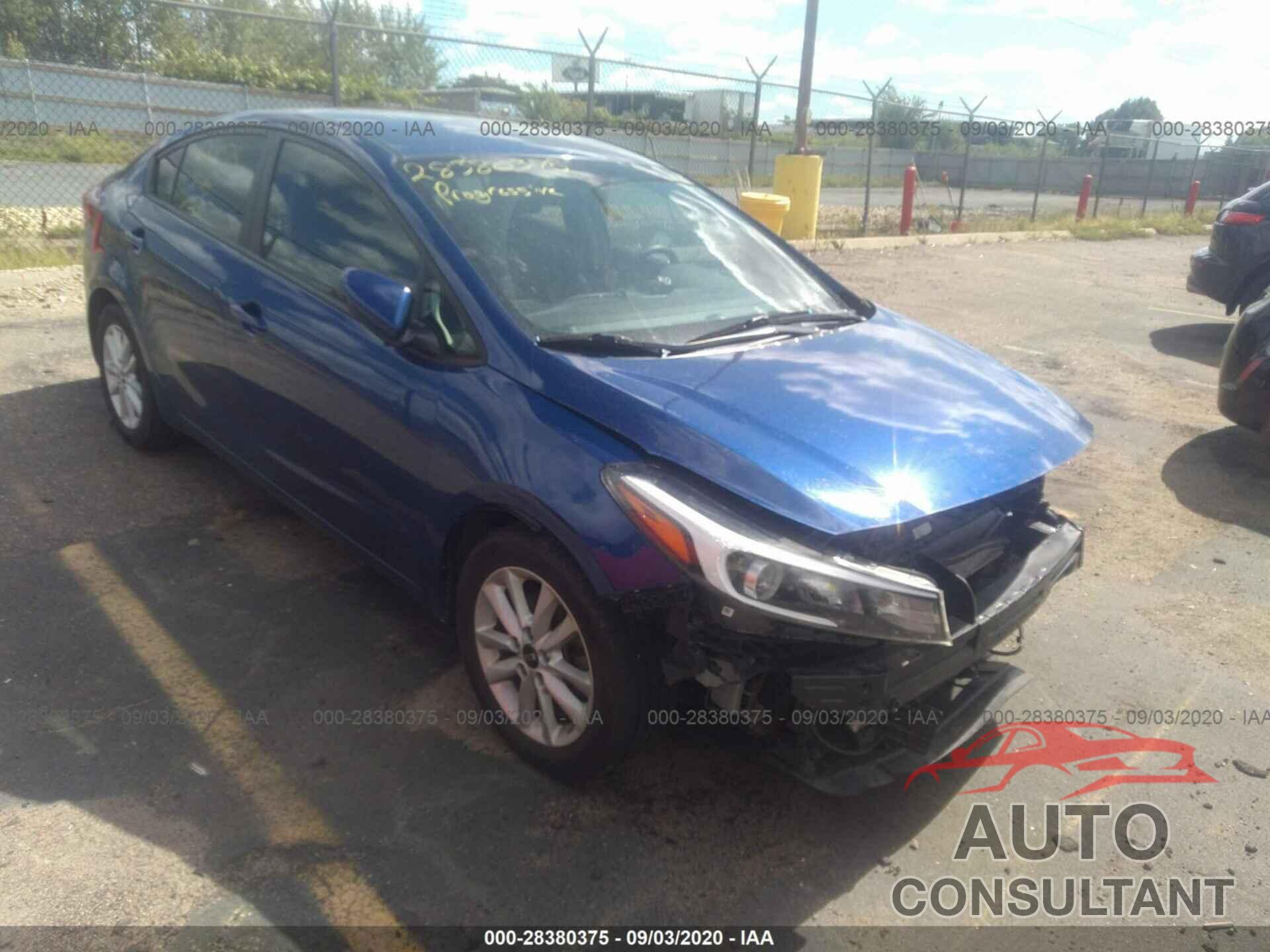 KIA FORTE 2017 - 3KPFL4A77HE011181